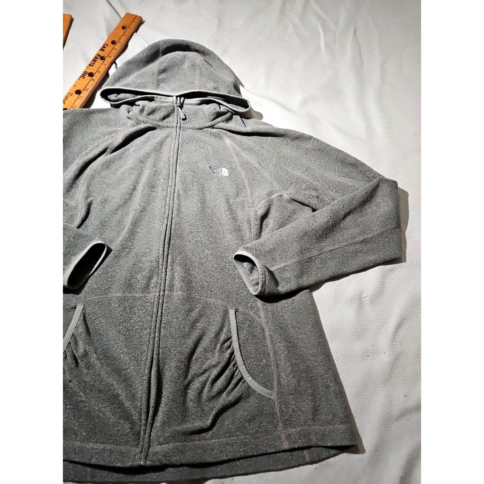 The North Face The North Face Hoodie Womens XL Gray Full Zip Outdoor Jacket Logo Pockets Size XL / US 12-14 / IT 48-50 - 4 Thumbnail