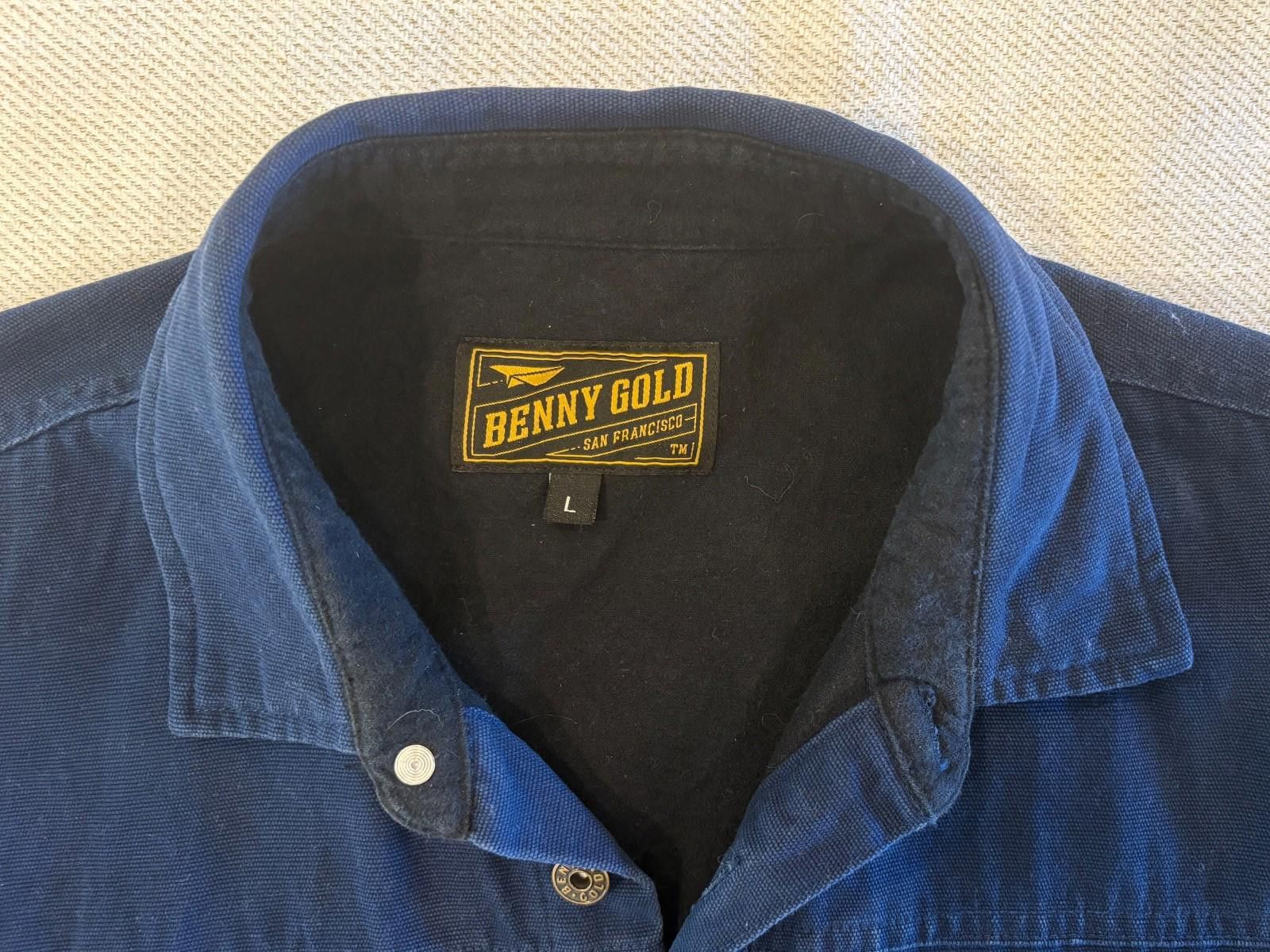 Benny Gold Benny Gold San Francisco Canvas Jacket Navy Blue Size Large Size US L / EU 52-54 / 3 - 10 Thumbnail