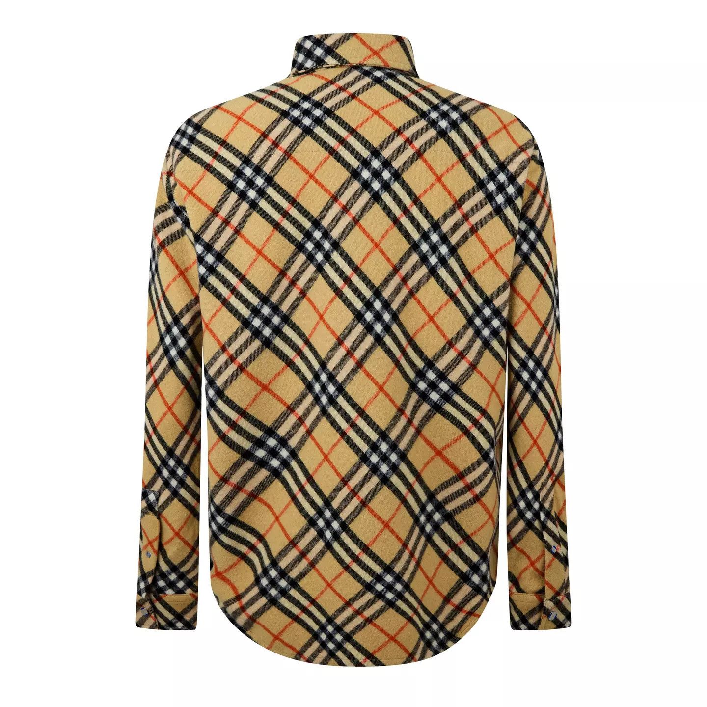 Burberry o1g2r1mq0426 Check Wool Long Sleeve Overshirt in Multicolor Size US L / EU 52-54 / 3 - 6 Thumbnail