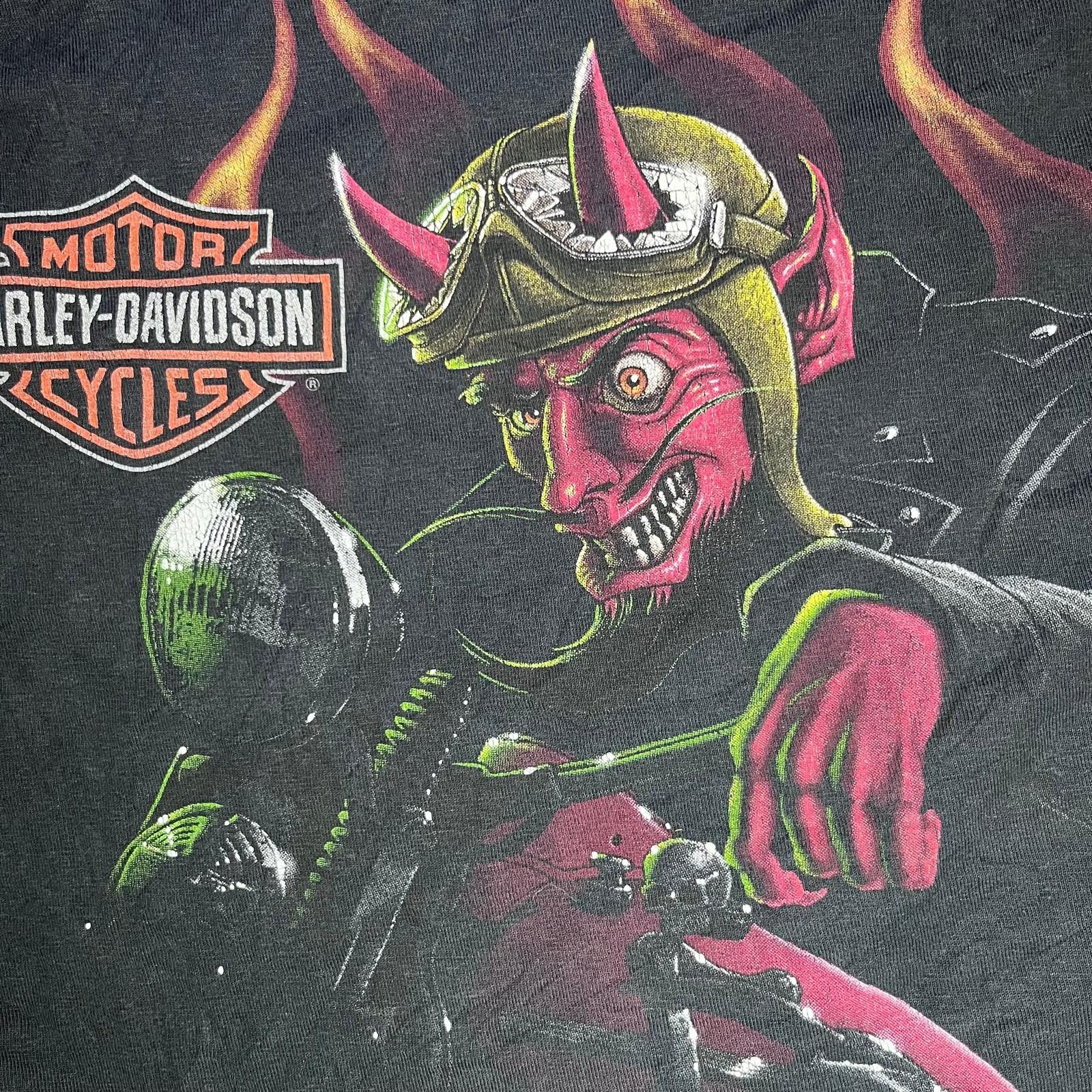 Harley Davidson 😈 Harley-Davidson “Devil Rider” Tee – Size 3XL Size US XXL / EU 58 / 5 - 6 Thumbnail