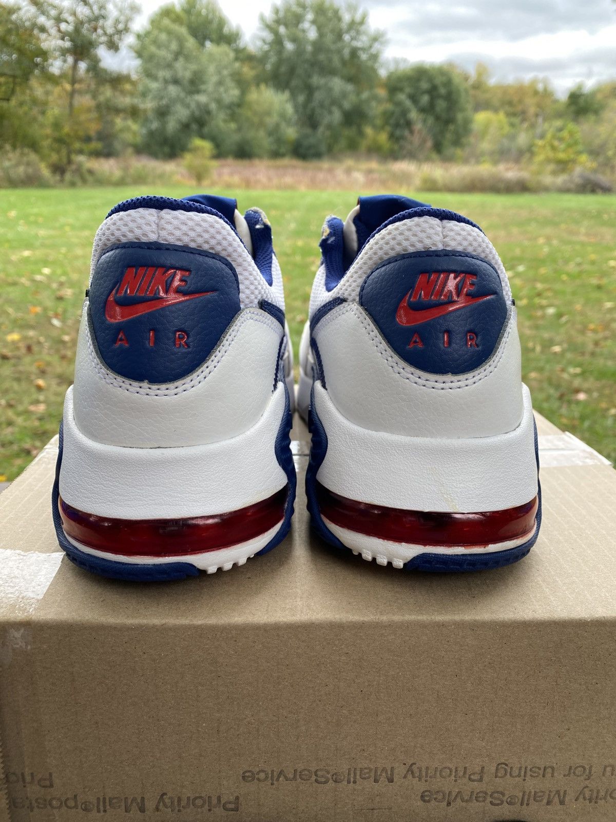 Nike Nike Air Max Excee White Deep Royal CZ9168100 Size 11.5 Men Size US 11.5 / EU 44-45 - 6 Thumbnail