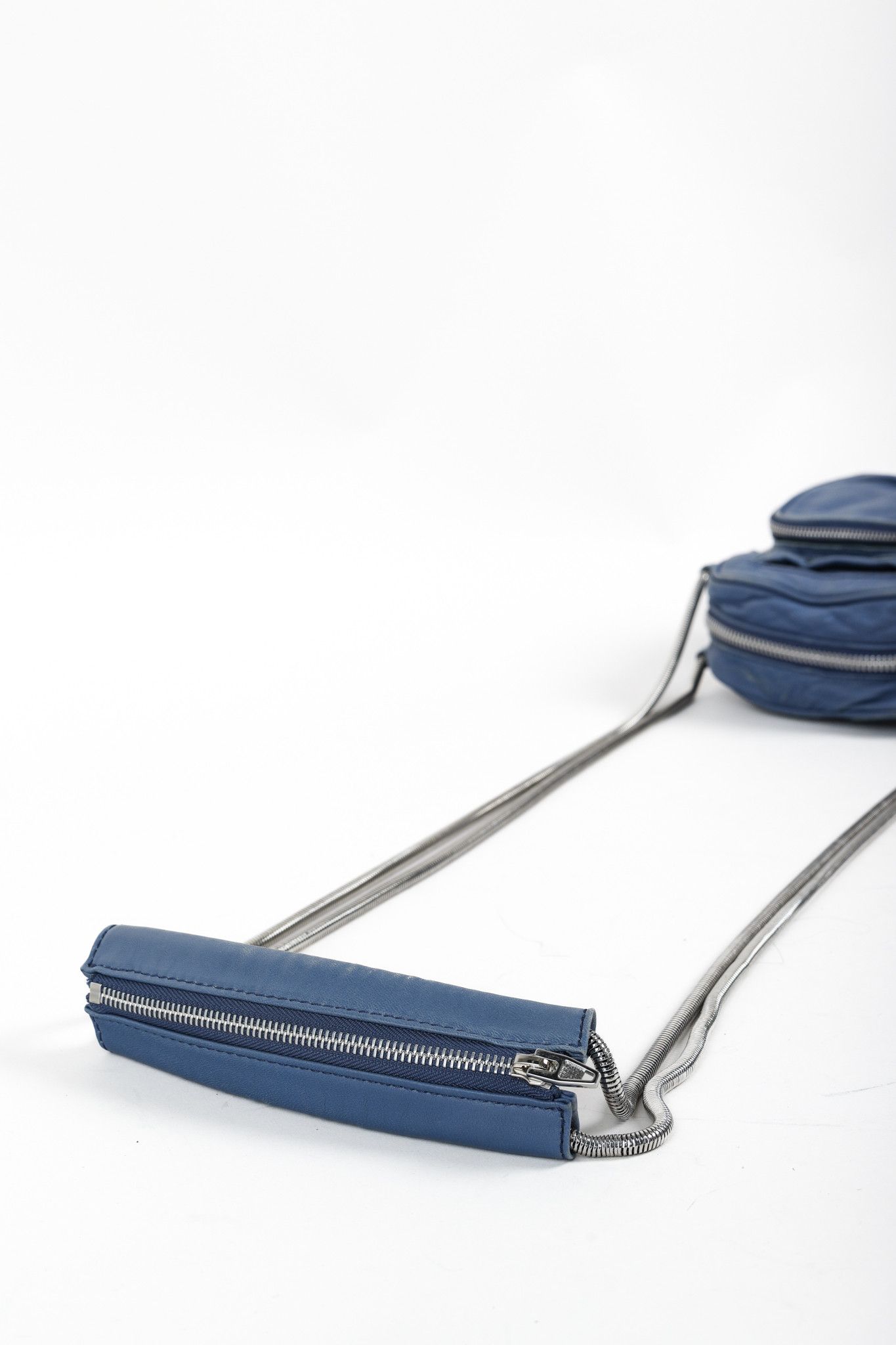Alexander Wang Alexander Wang Mini Brenda Blue Leather Crossbody Bag Size ONE SIZE - 5 Thumbnail