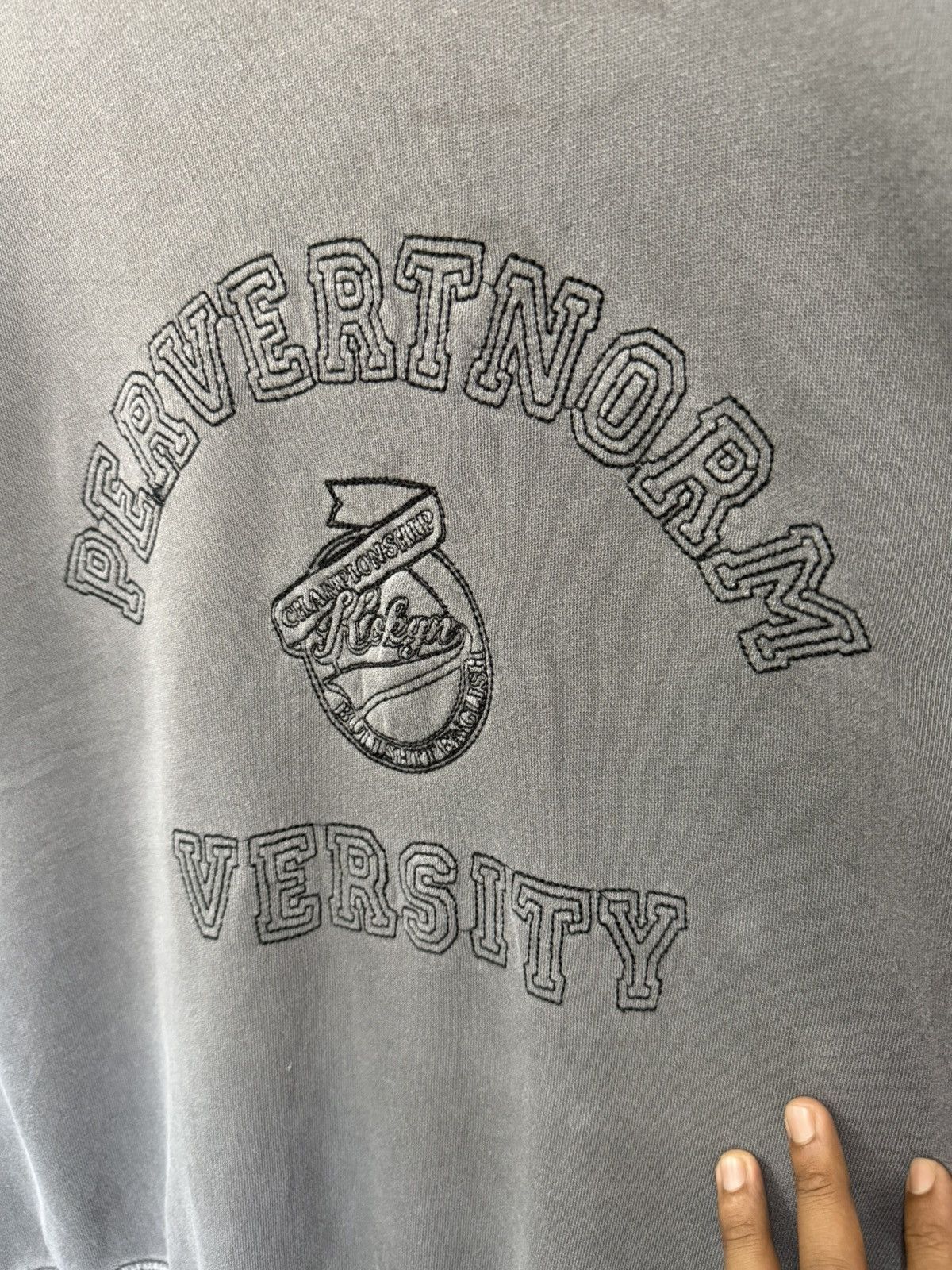 Pervert 🔥 KOOKYN Pervertnorm College logo Baggy Sweatshirt - F Size US XL / EU 56 / 4 - 4 Thumbnail