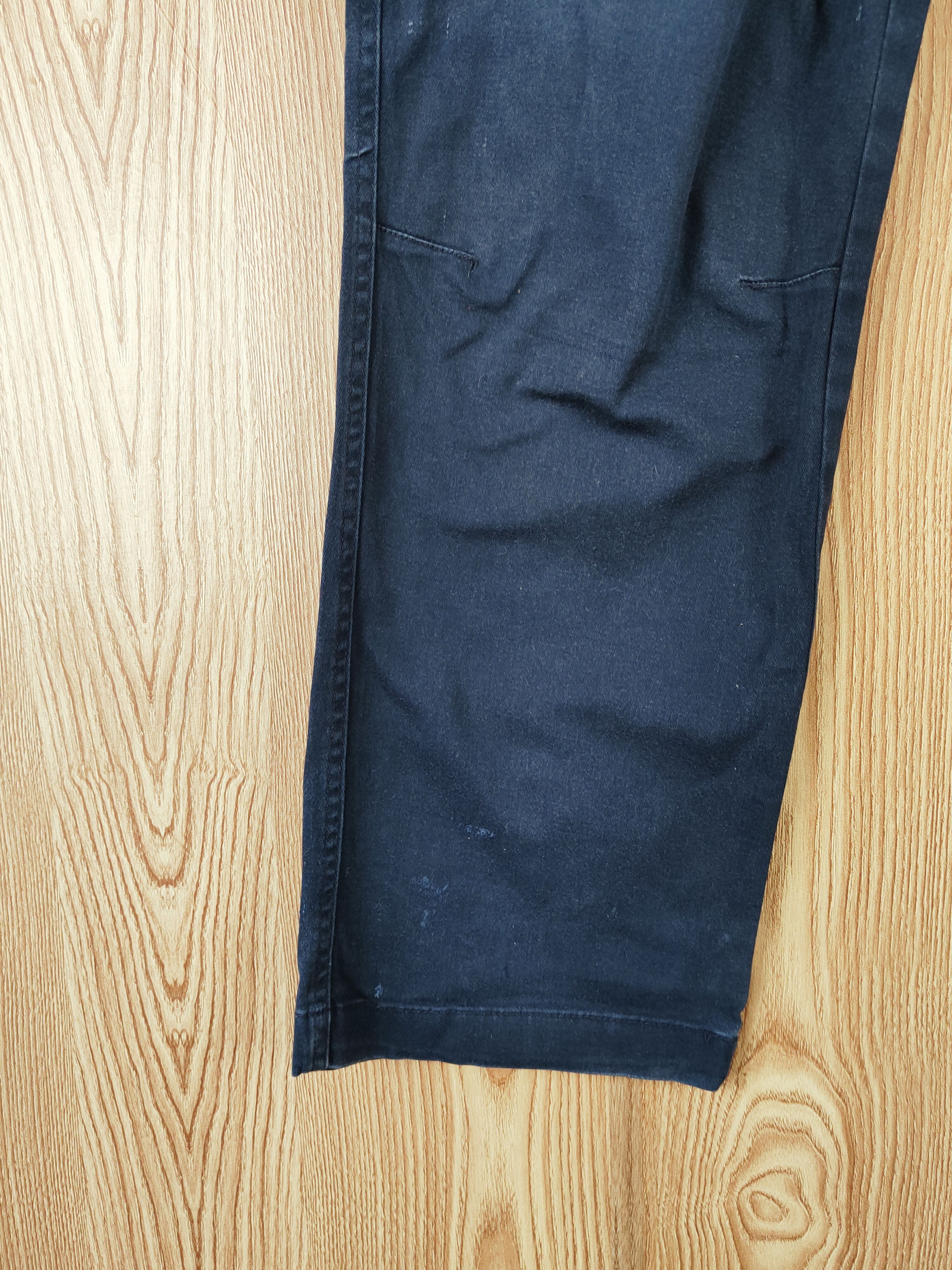 Japanese Brand Burtle Blue Faded Multipocket Tactical Cargo Pants #S2794 Size US 35 - 5 Thumbnail