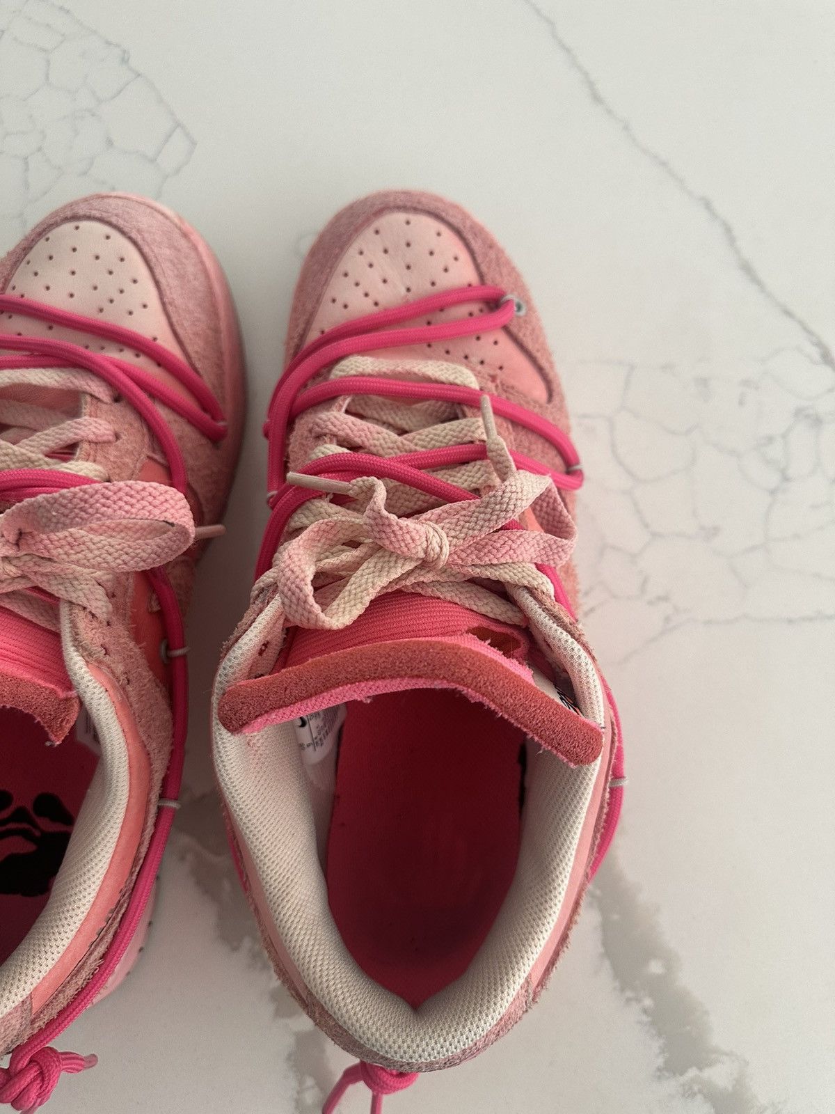 Nike × Off-White Cherry Blossom Dunks Lot 15 of 50 Size US 9 / EU 42 - 9 Thumbnail