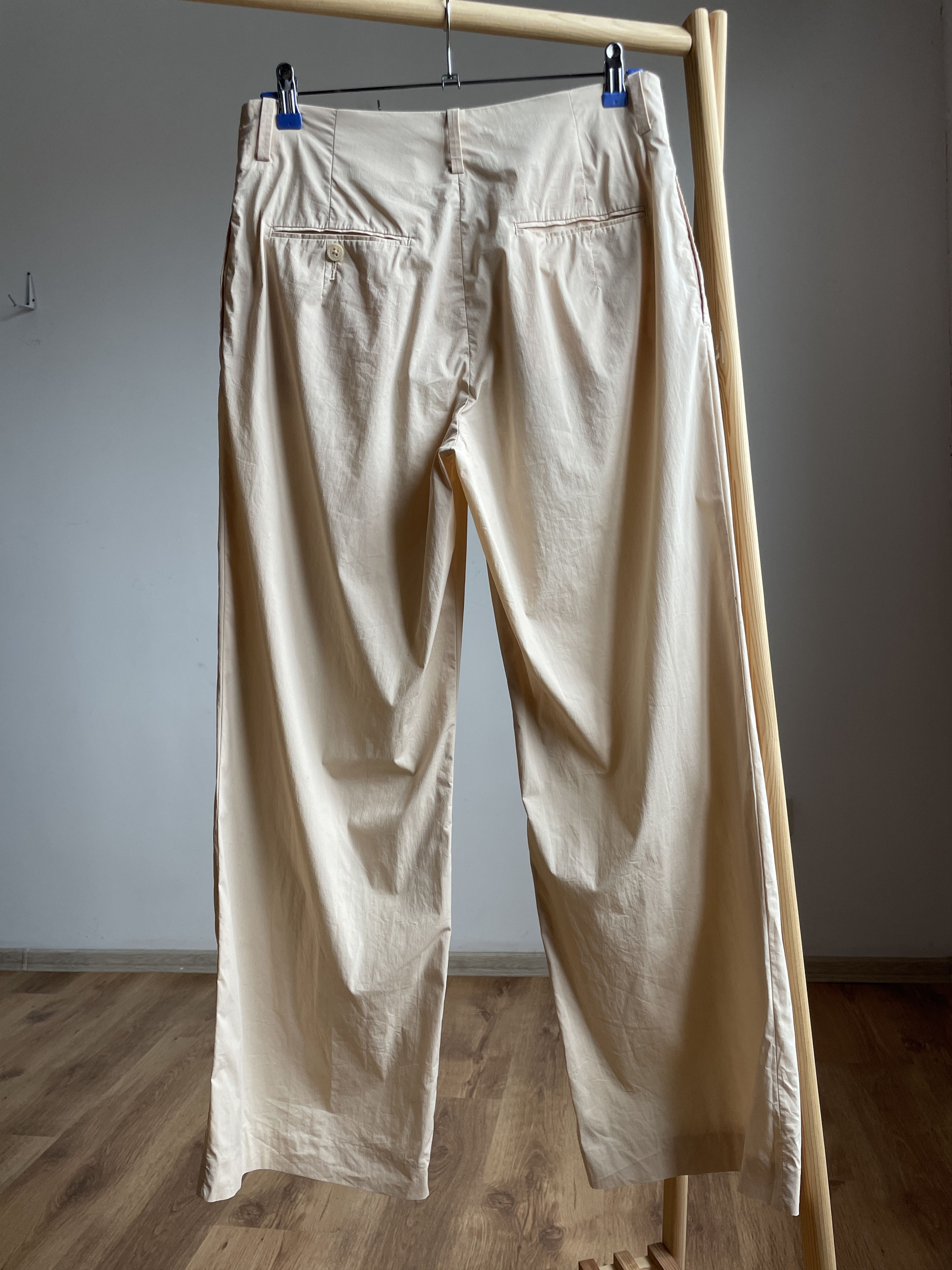 Jil Sander × Uniqlo Uniqlo Jil Sander +J Womens Lighweight Wide Leg Trousers Size 27" / US 4 / IT 40 - 2 Thumbnail