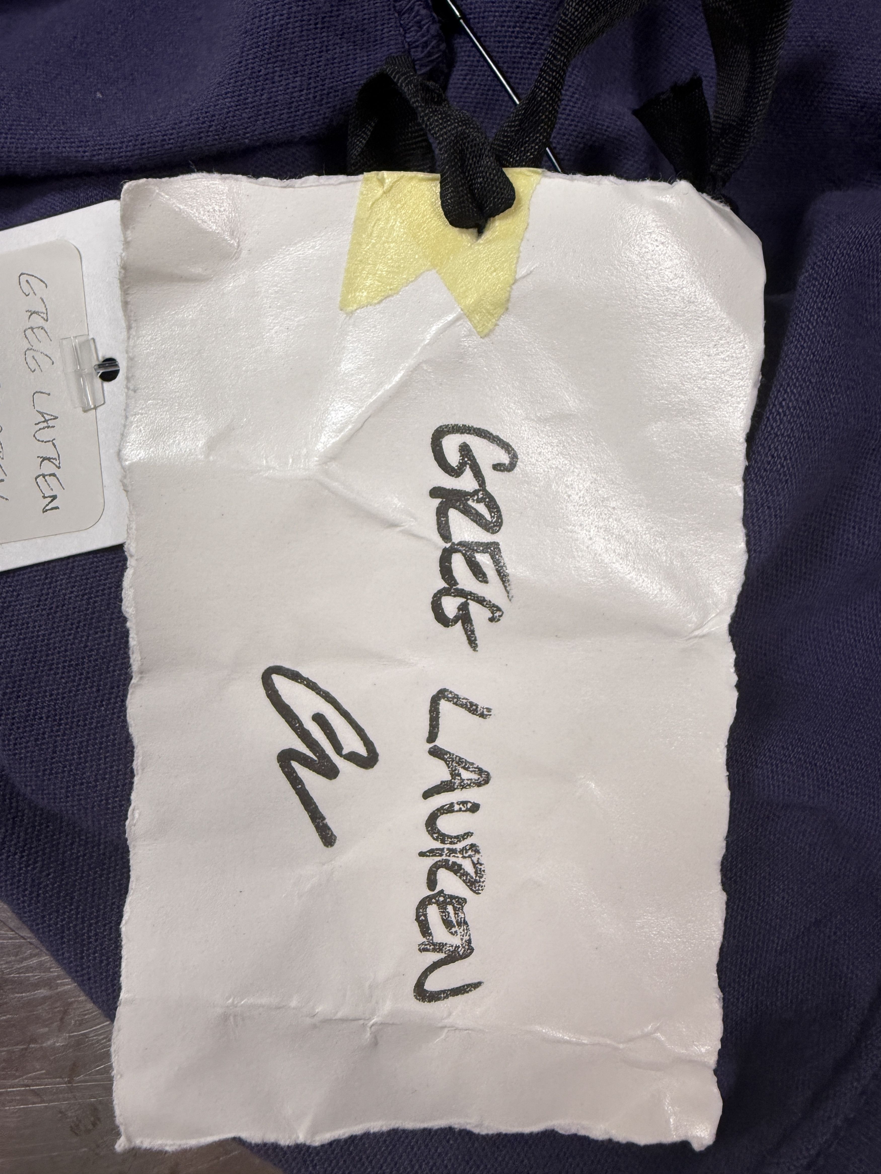 Greg Lauren Greg Lauren Short Sleeve Logo Crew Neck Tee Size US XXL / EU 58 / 5 - 6 Thumbnail