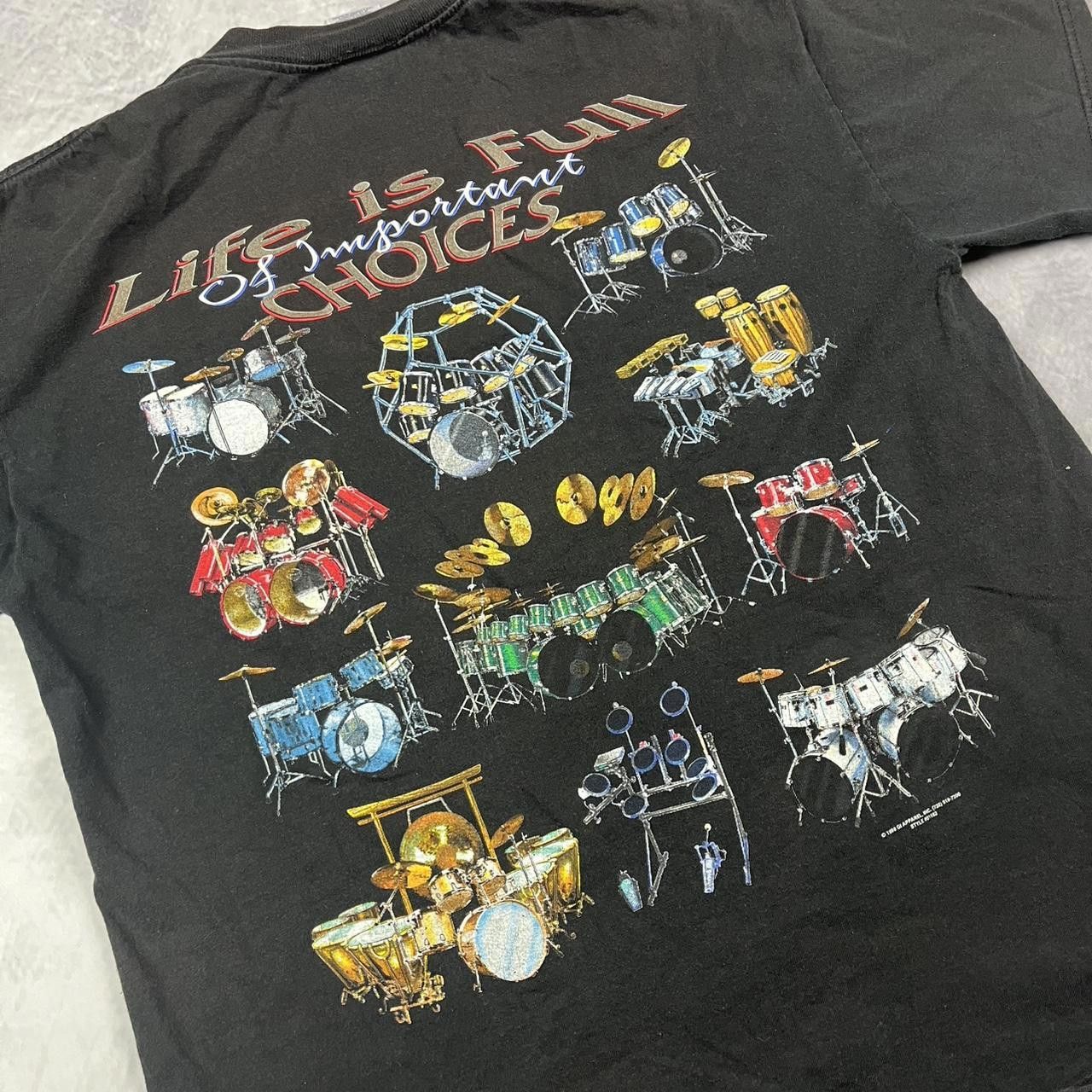 Designer Vintage drummer shirt Size US L / EU 52-54 / 3 - 1 Thumbnail
