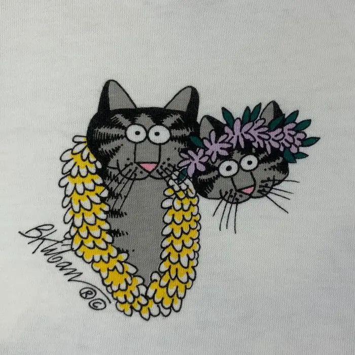 Other Vintage CRAZY SHIRTS B. KLIBAN Cat Hawaii Wedding Tee Shirt Size US M / EU 48-50 / 2 - 5 Thumbnail