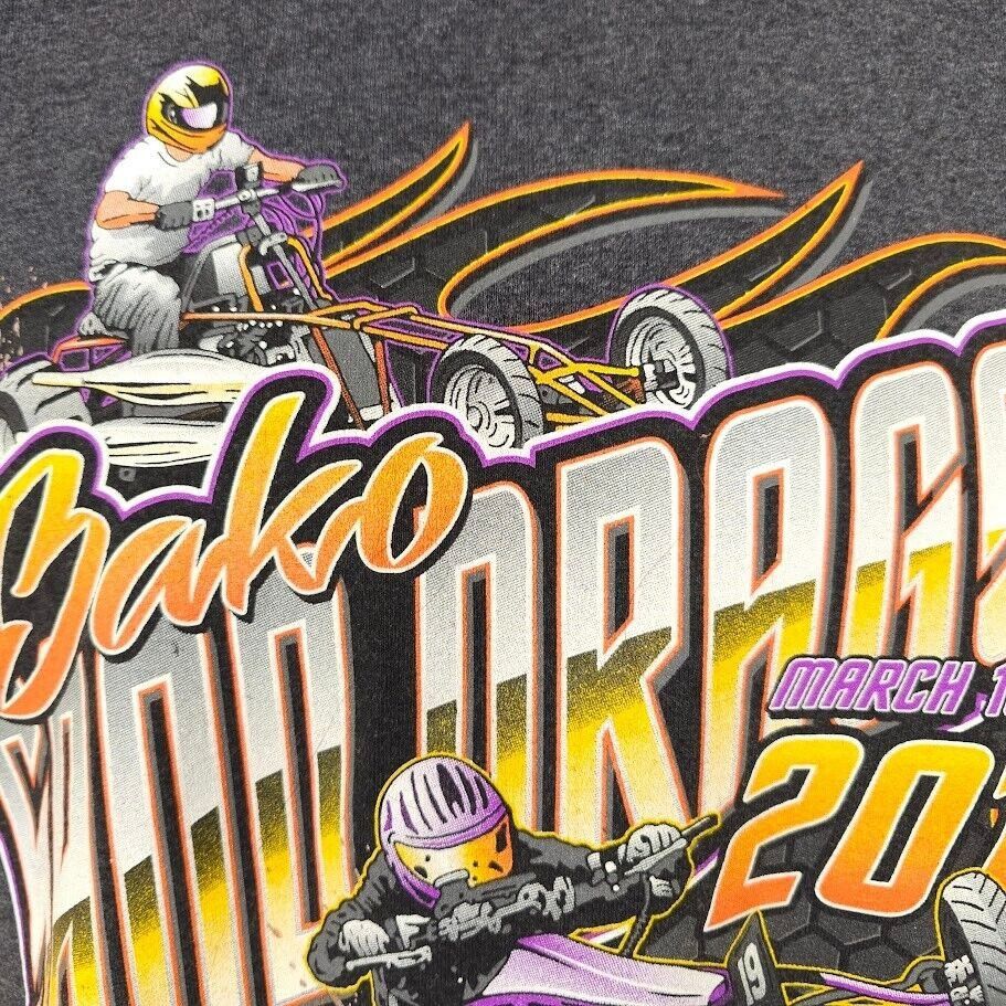 Other Bako Sand Drags Racing T Shirt Mens Size Small Gray 2019 Size US S / EU 44-46 / 1 - 2 Thumbnail