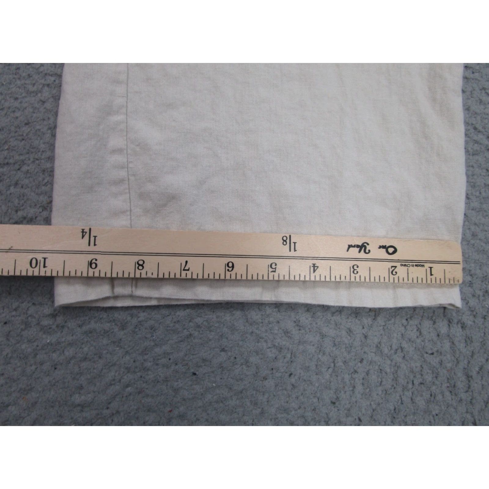 Vintage HG Pants Womens L Beige Linen Rayon Wide-Leg Cargo Beach Coastal Resort Casual Size 36" / US 14 / IT 50 - 5 Thumbnail