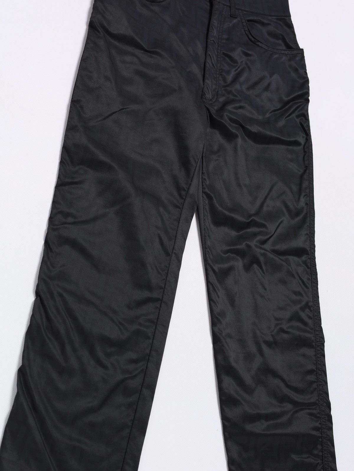 Fendi Vintage Fendi Black Monogram Nylon Pants Size 28" / US 6 / IT 42 - 6 Thumbnail