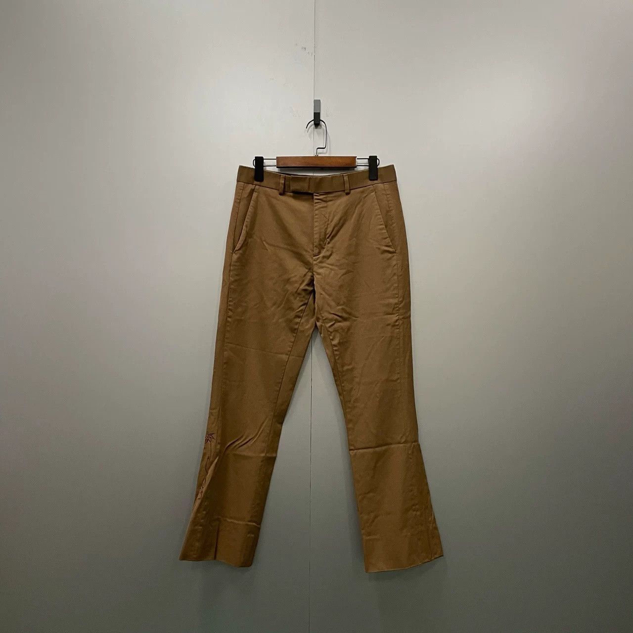 Dior Dior x Travis Scott Brown Embroidered Pants Size US 30 / EU 46 - 1 Thumbnail