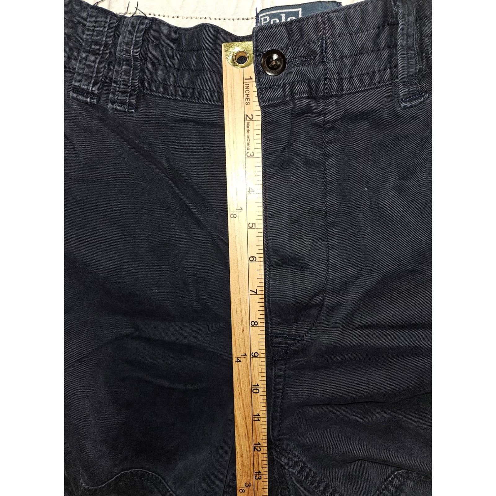 Polo Ralph Lauren Polo Ralph Lauren Cargo Shorts Mens 38 Blue Cotton Chino Classic Fit Pockets Size US M / EU 48-50 / 2 - 5 Thumbnail