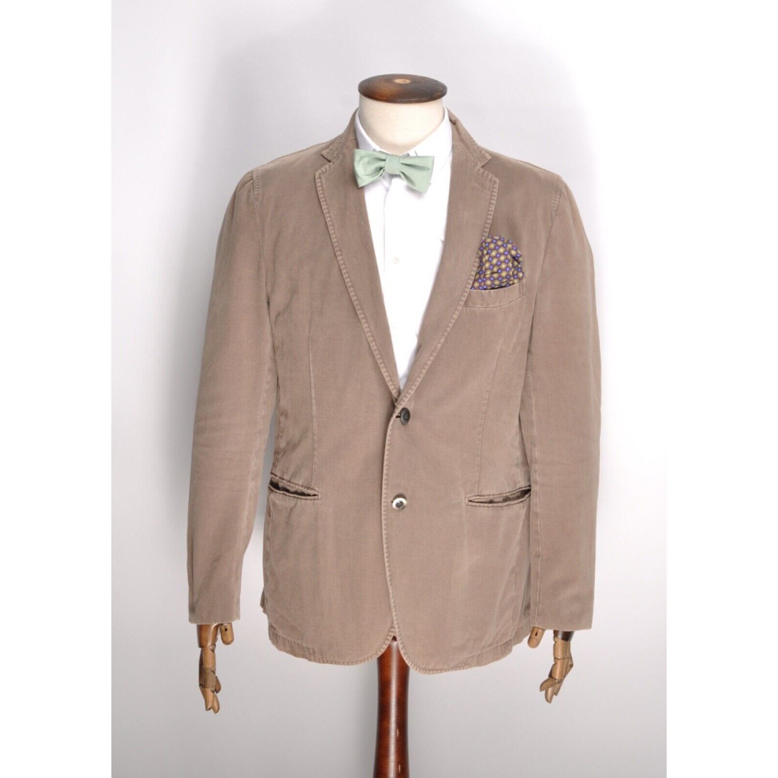 Boglioli Men's BOGLIOLI Garment Dyed Sport Blazer Jacket SZ EU 54 Size 54R - 1 Thumbnail