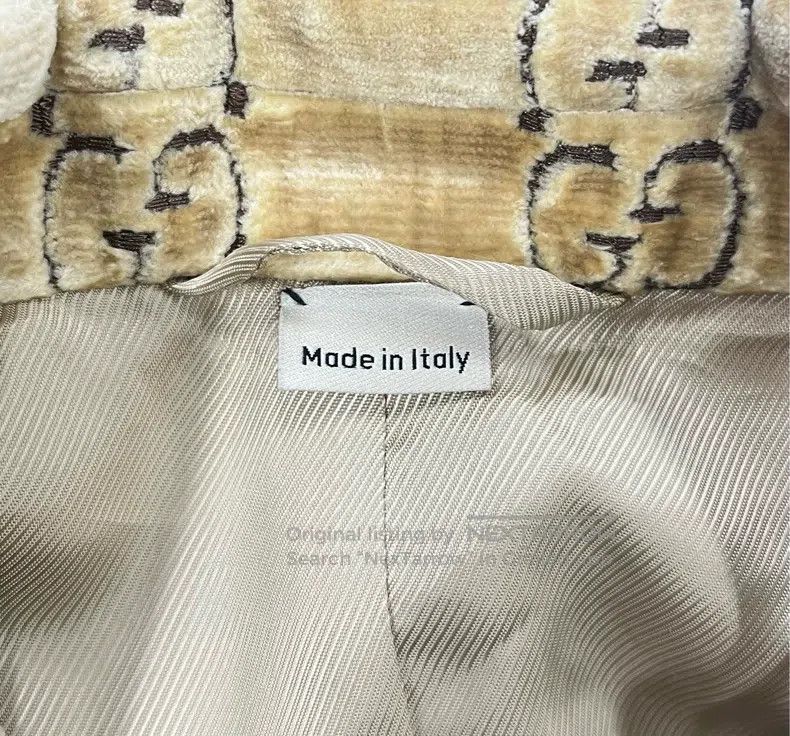 Gucci Gucci Brown GG old flower full print logo suit jacket Size US S / EU 44-46 / 1 - 4 Thumbnail