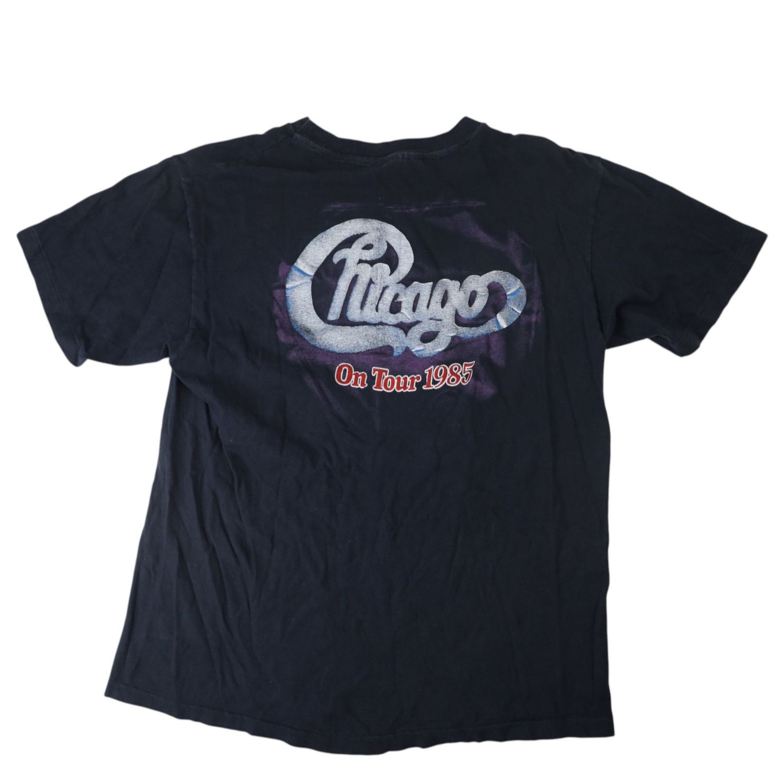 Vintage Vintage 1985 Chicago On Tour Graphic Band Tee Size US L / EU 52-54 / 3 - 10 Thumbnail