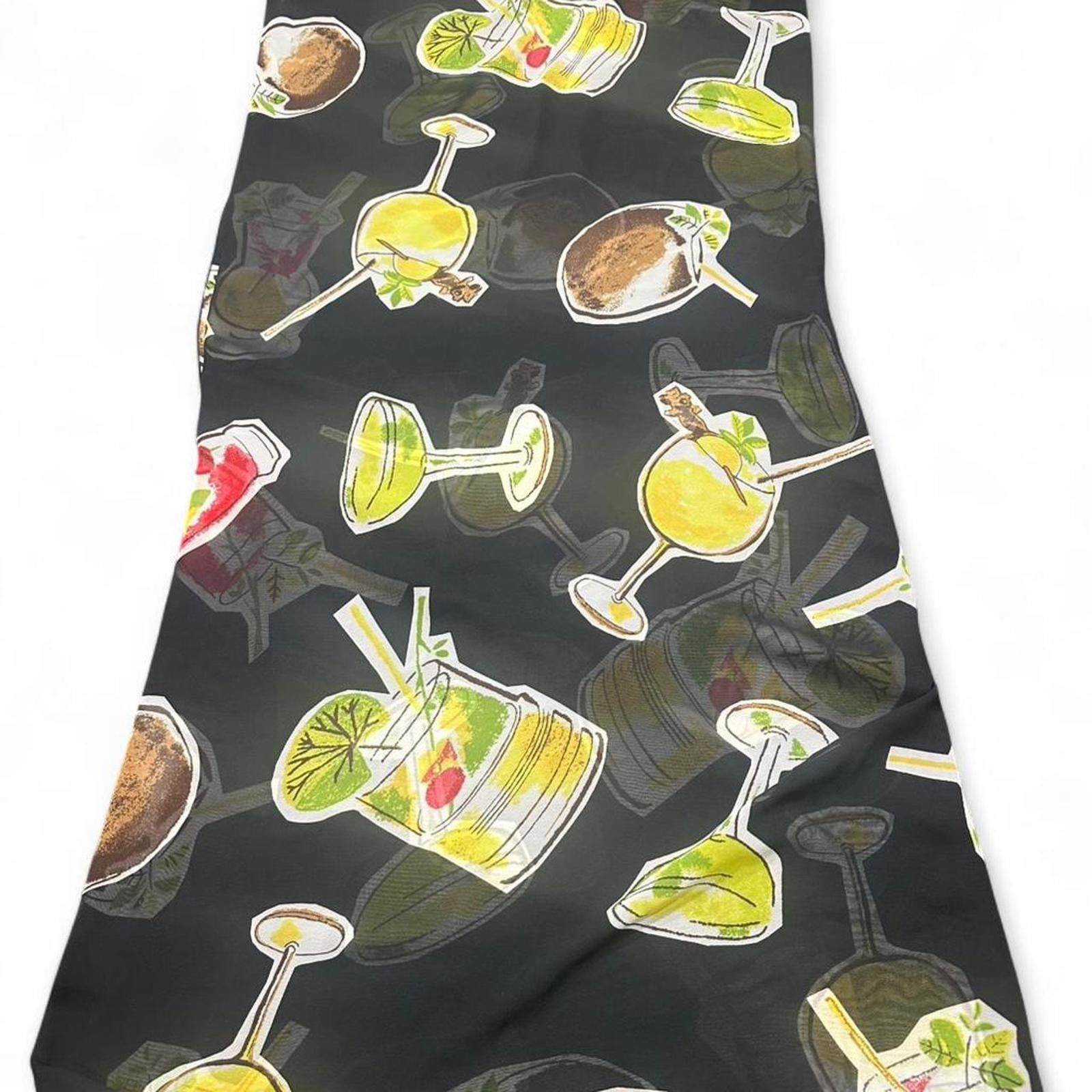 Other Westbound Beach Sarong Coverup Black Drinks Coconut Martini Size ONE SIZE - 1 Thumbnail