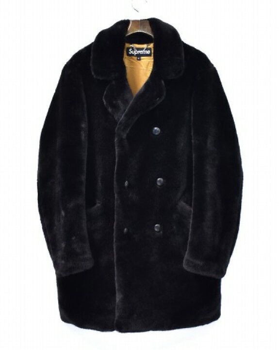 Supreme Supreme Faux Fur Double-Breasted Coat Size US S / EU 44-46 / 1 - 1 Thumbnail
