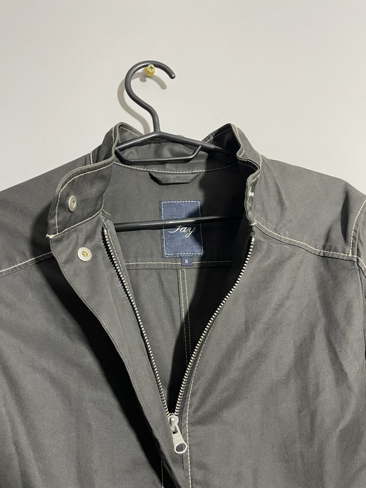 Fay Fay Dark Belted Cotton Trench Coat size s Size S / US 4 / IT 40 - 10 Thumbnail