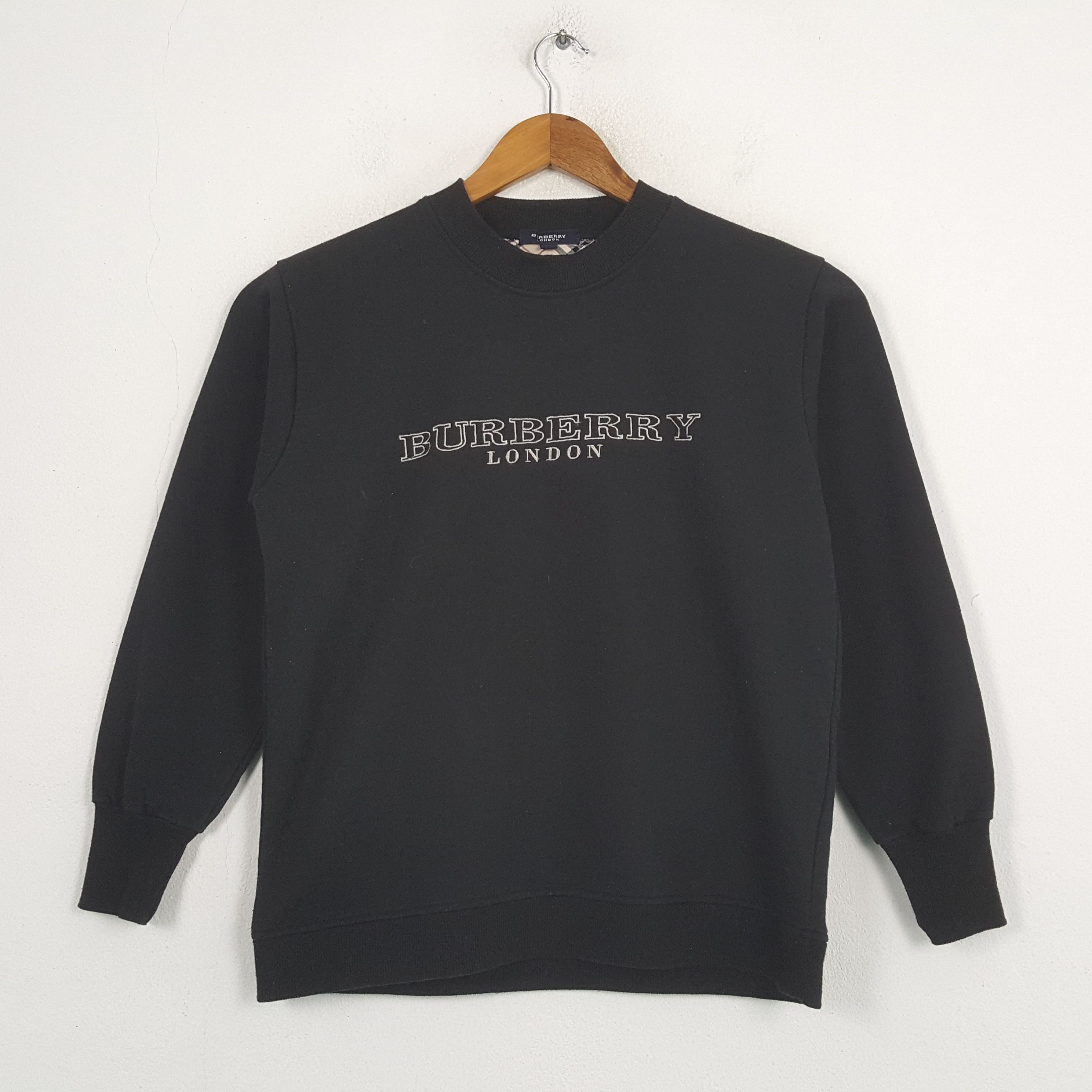 Vintage BURBERRY LONDON Fashion Brand Sweatshirt C291N18