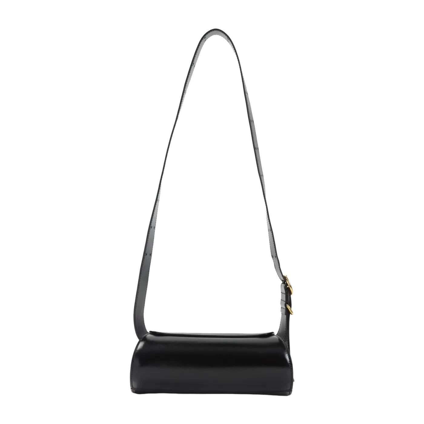 Jil Sander JIL SANDER Cannolo Mini Black Leather Shoulderbag Size ONE SIZE - 2 Thumbnail