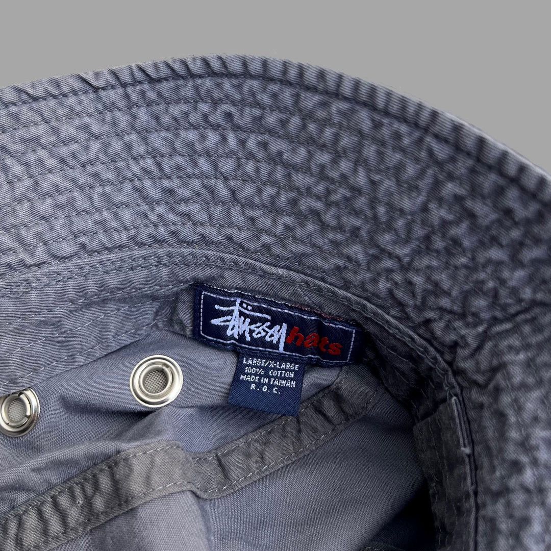 Stussy × Vintage Stüssy 1990s Vintage Logo Label Stussy Bucket Hat Size ONE SIZE - 5 Thumbnail