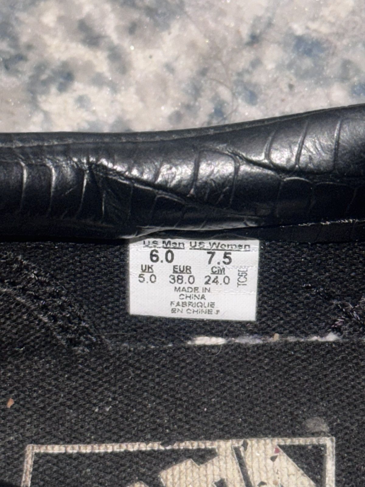 Opening Ceremony All Black Opening Ceremony x Vans Leather Slip-On Size US 6 / EU 39 - 9 Thumbnail