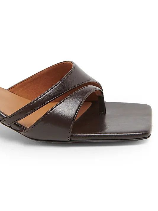 Stella McCartney os11x0126 Spur 50mm Kitten Heel Sandals in Brown Size US 7 / IT 37 - 5 Thumbnail