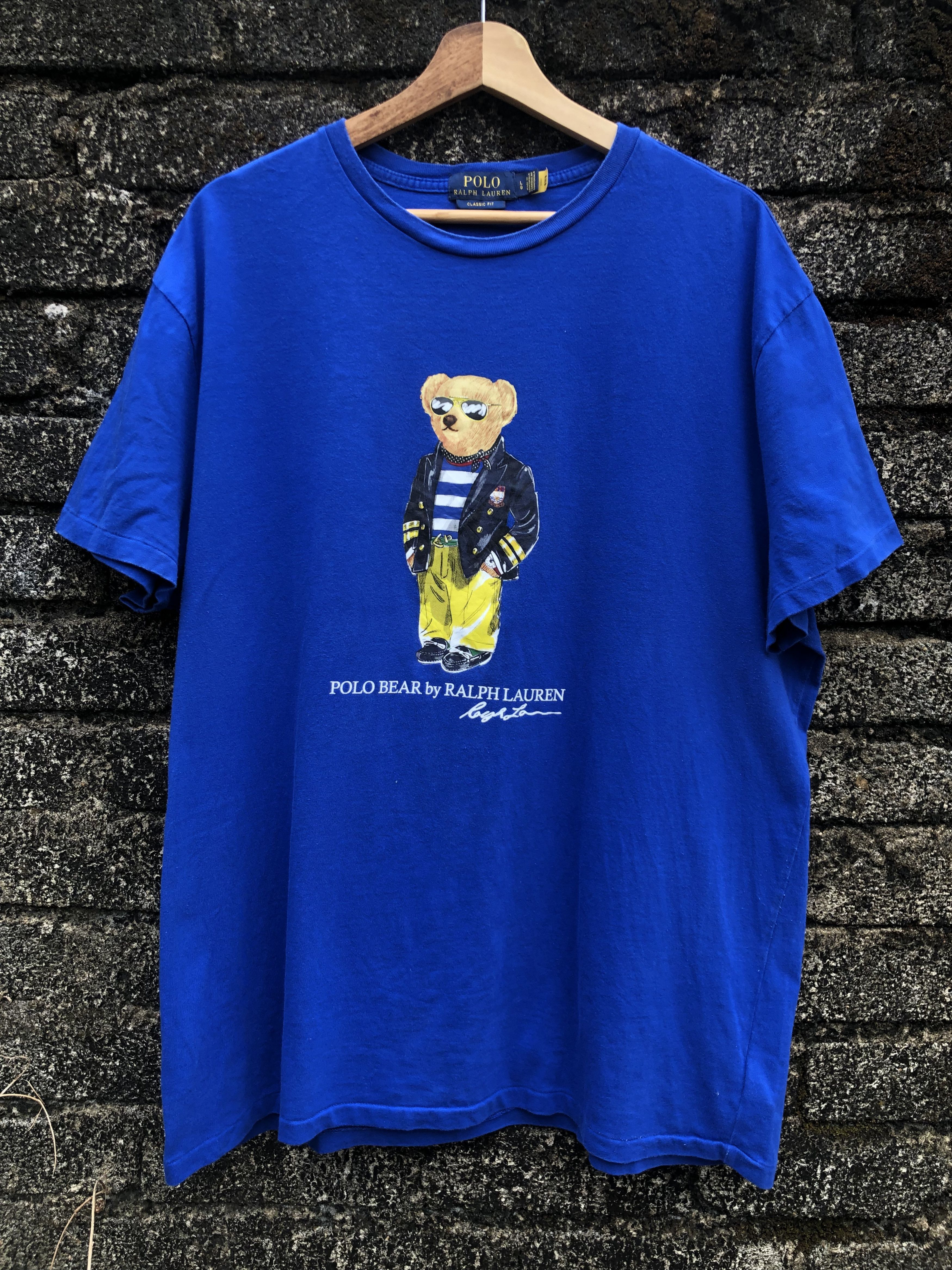 Polo Ralph Lauren × Ralph Lauren × Vintage Polo Bear by Ralph Lauren Tshirt Size US L / EU 52-54 / 3 - 1 Thumbnail