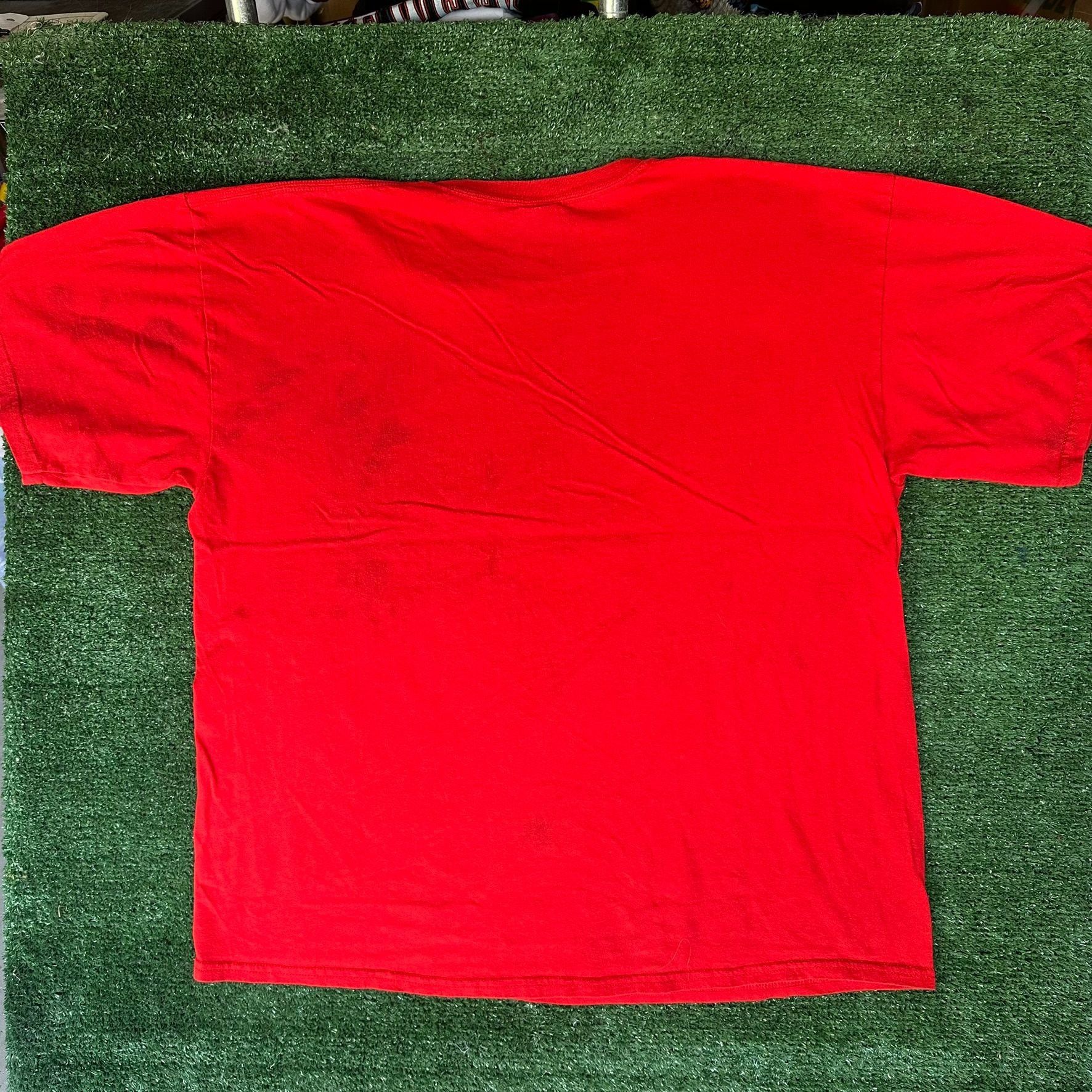 Peanuts Vintage Y2K Peanuts Snoopy Joe Cool T-Shirt Christmas Red XL Size US XL / EU 56 / 4 - 7 Thumbnail