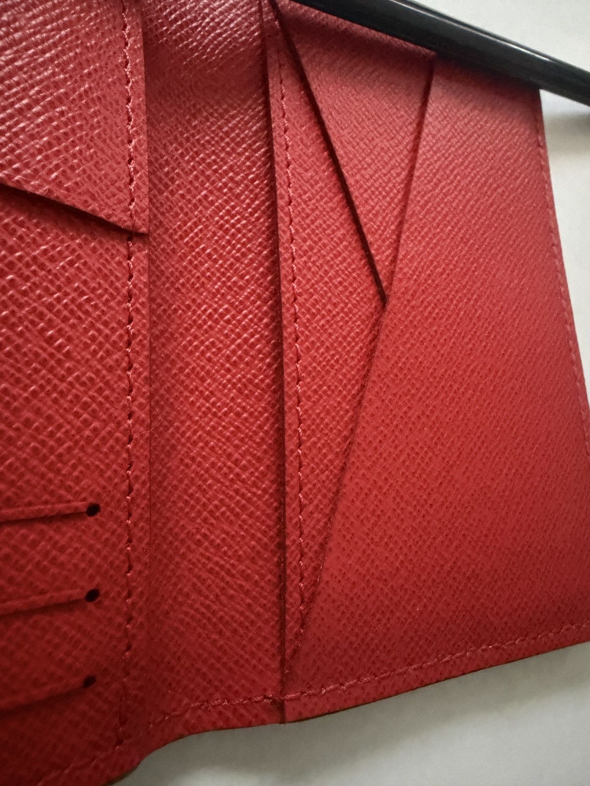 Louis Vuitton × Supreme Louis Vuitton x Supreme Red Epi Pocket Organizer Wallet Size ONE SIZE - 5 Thumbnail