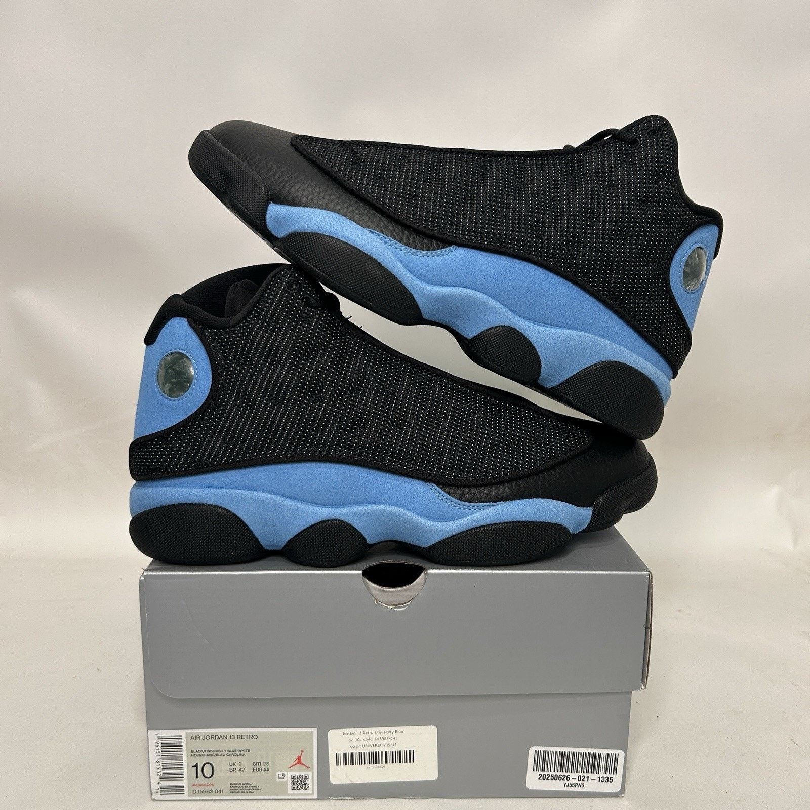 Jordan Brand Nike Air Jordan 13 Retro OG “Black University Blue” Size US 10 / EU 43 - 1 Thumbnail