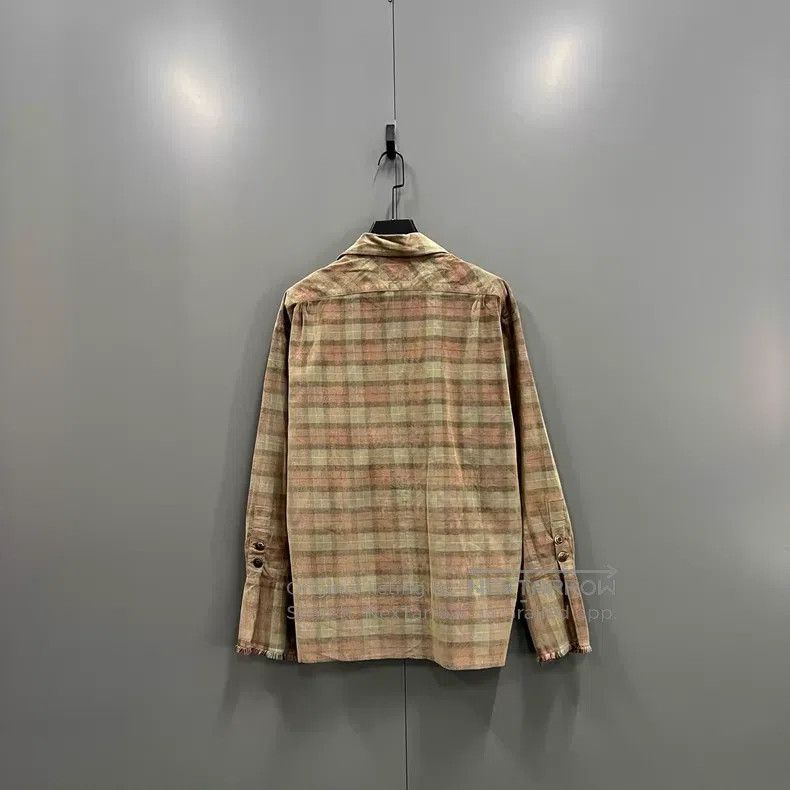Greg Lauren Greg Lauren Contrast plaid long-sleeve shirt Size US M / EU 48-50 / 2 - 2 Thumbnail