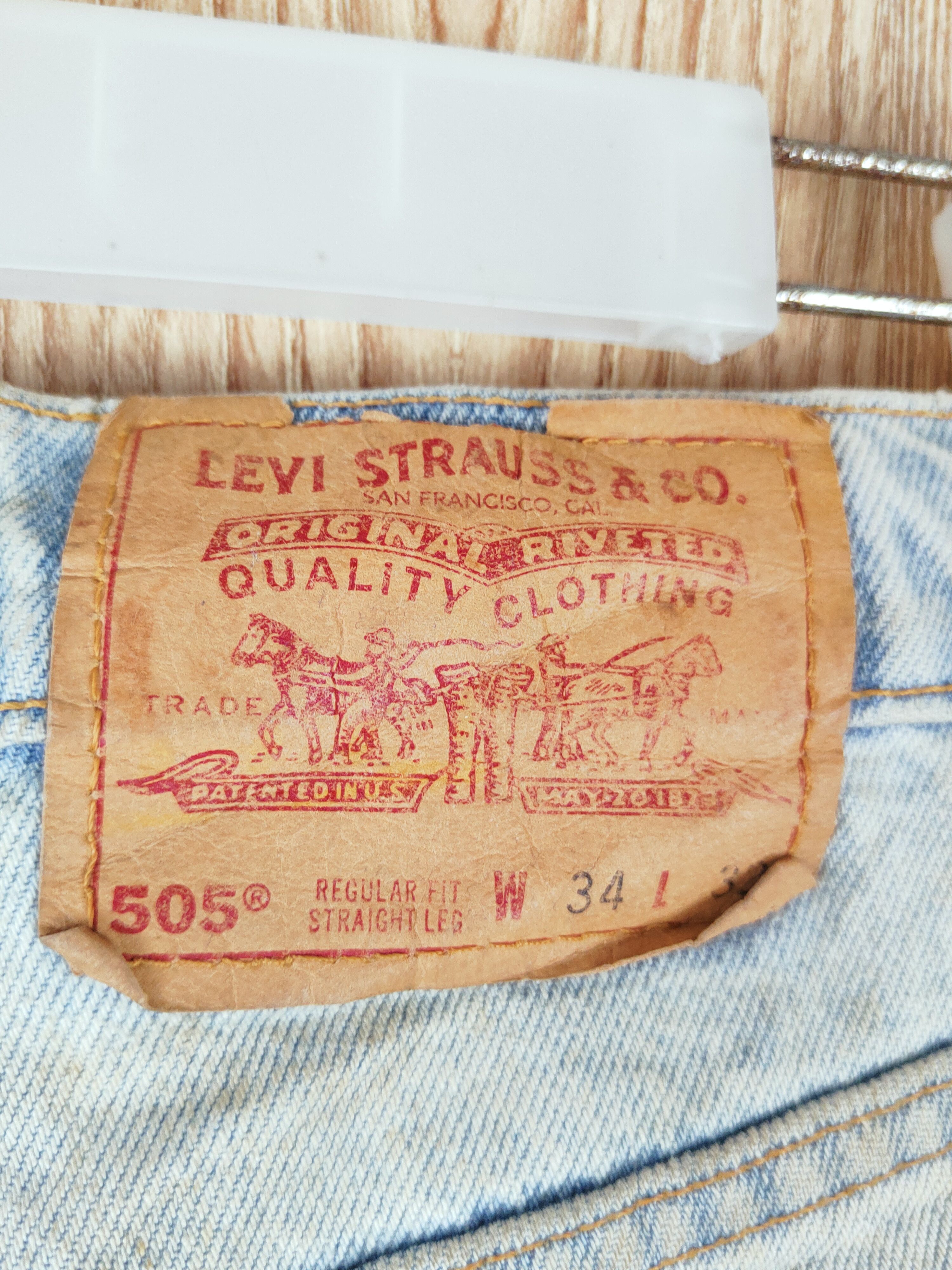 Levi's × Vintage Levi's Blue Distressed Ripped Jeans (Vintage Stuff) Size US 34 / EU 50 - 11 Thumbnail