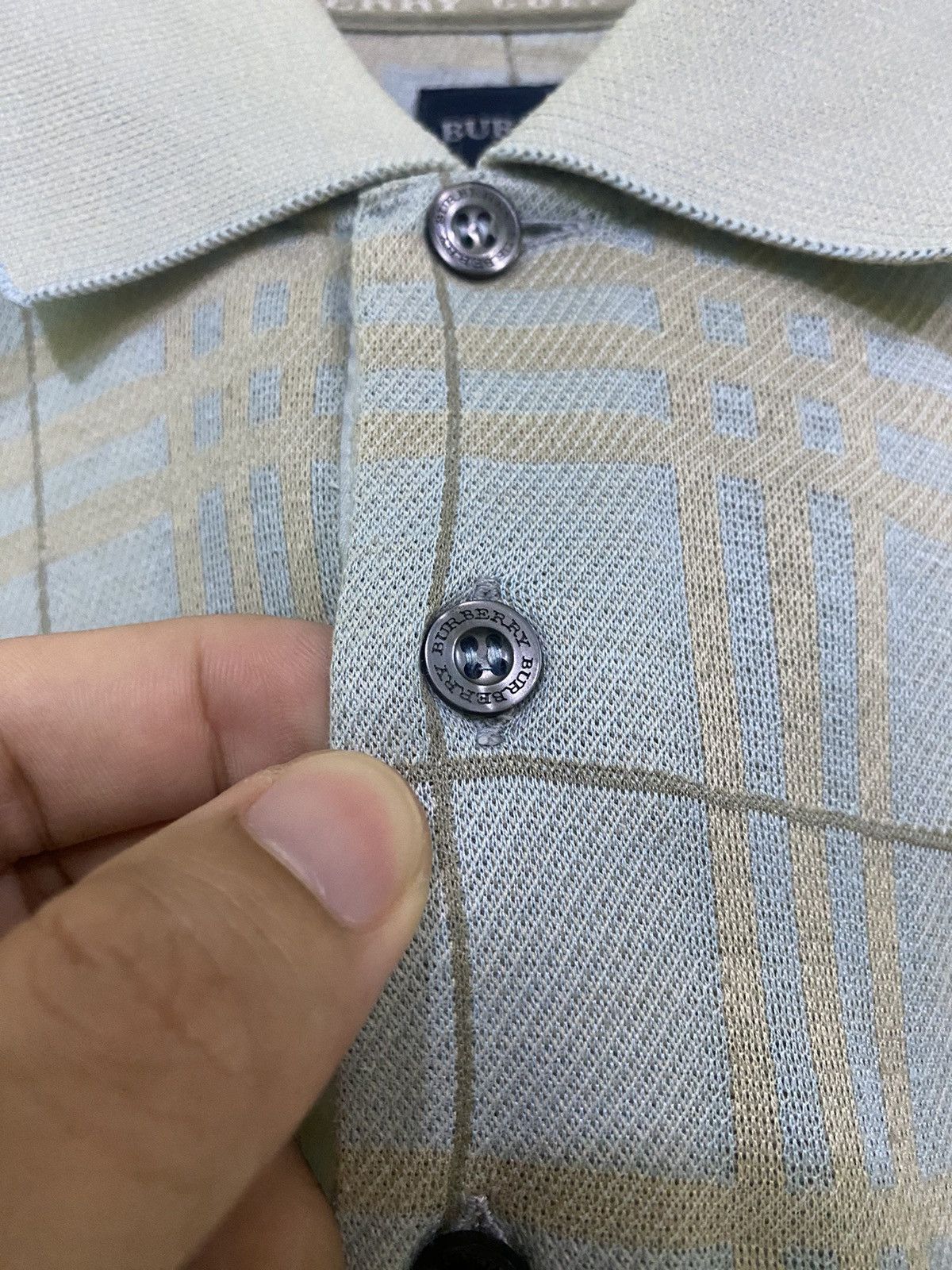 Burberry × Burberry Prorsum Burberry Golf Checkered Polo Shirt Size US S / EU 44-46 / 1 - 7 Thumbnail