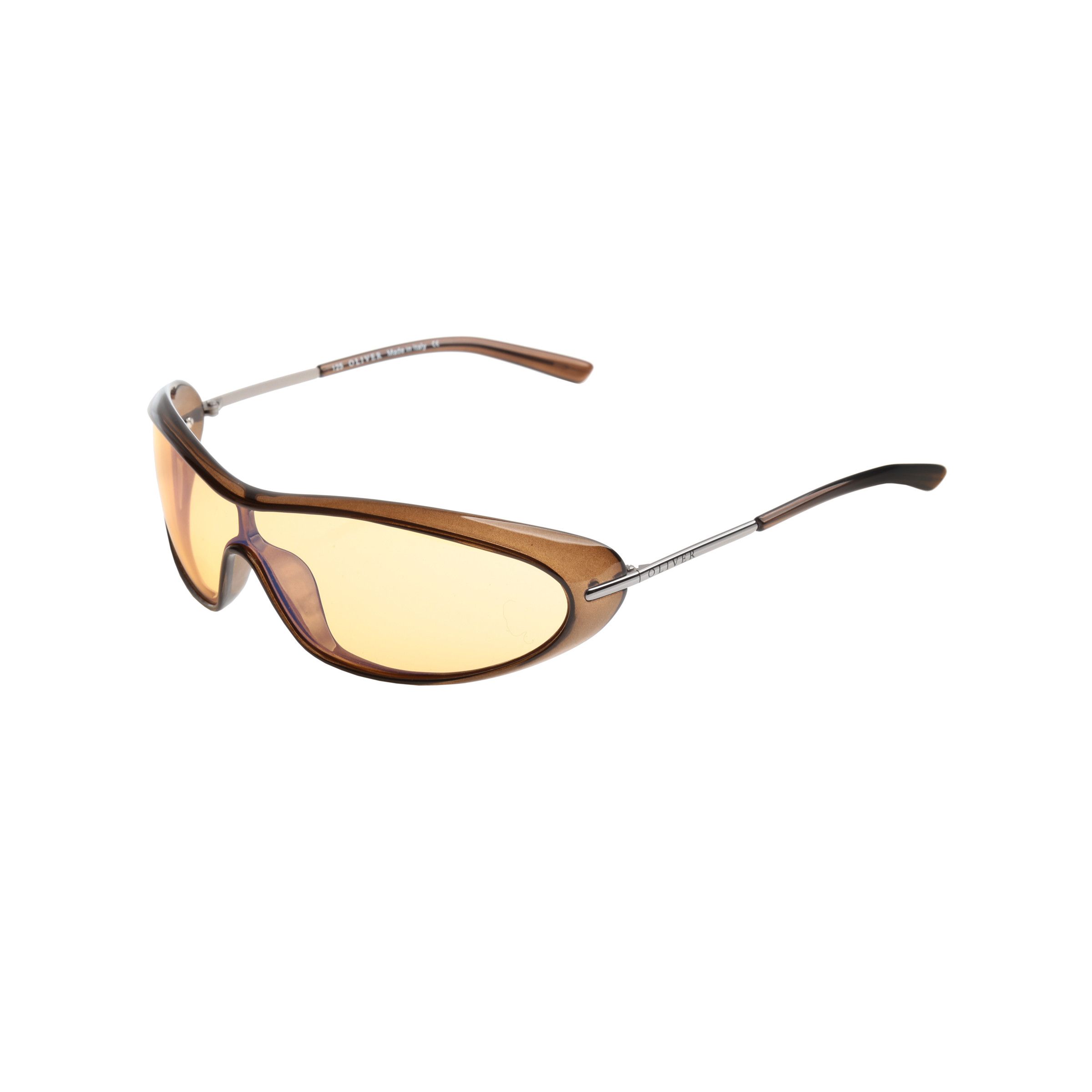 Valentino Oliver by Valentino 90's Transparent Brown Pilot Sunglasses Size ONE SIZE - 1 Thumbnail