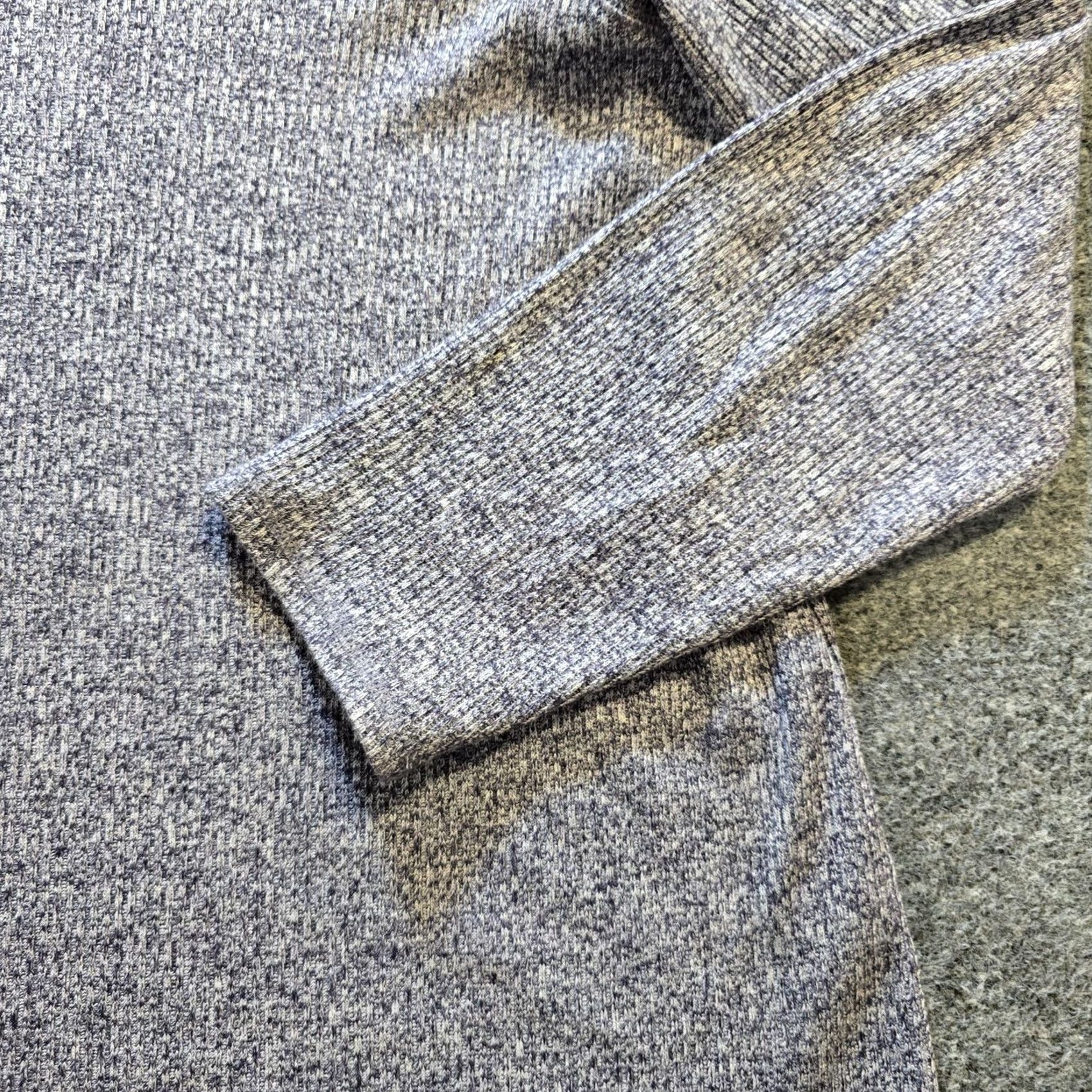 J. Jill J. Jill Shirt Women Medium Blue Thermal Cowl Neck Textured Knit Casual Lounge Size M / US 6-8 / IT 42-44 - 3 Thumbnail