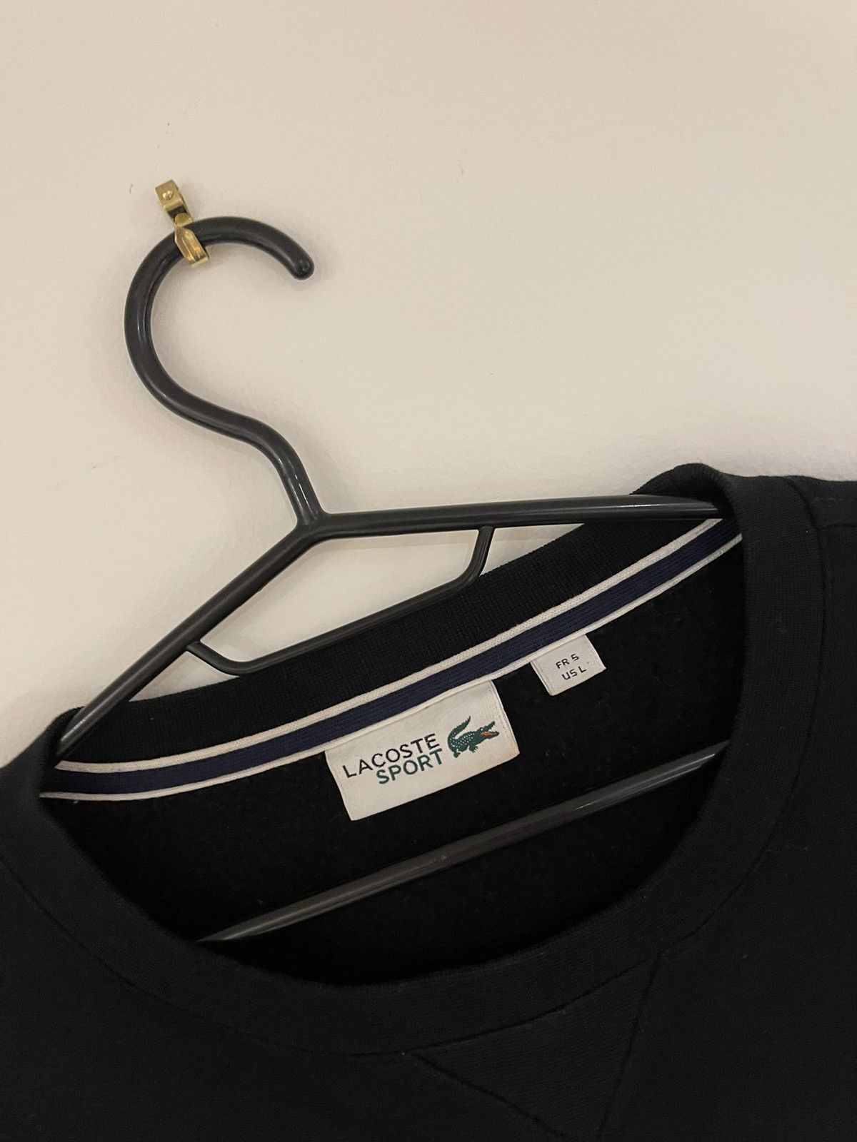Lacoste LACOSTE SPORT L/S SWEATSHIRT BLACK Size US M / EU 48-50 / 2 - 4 Thumbnail