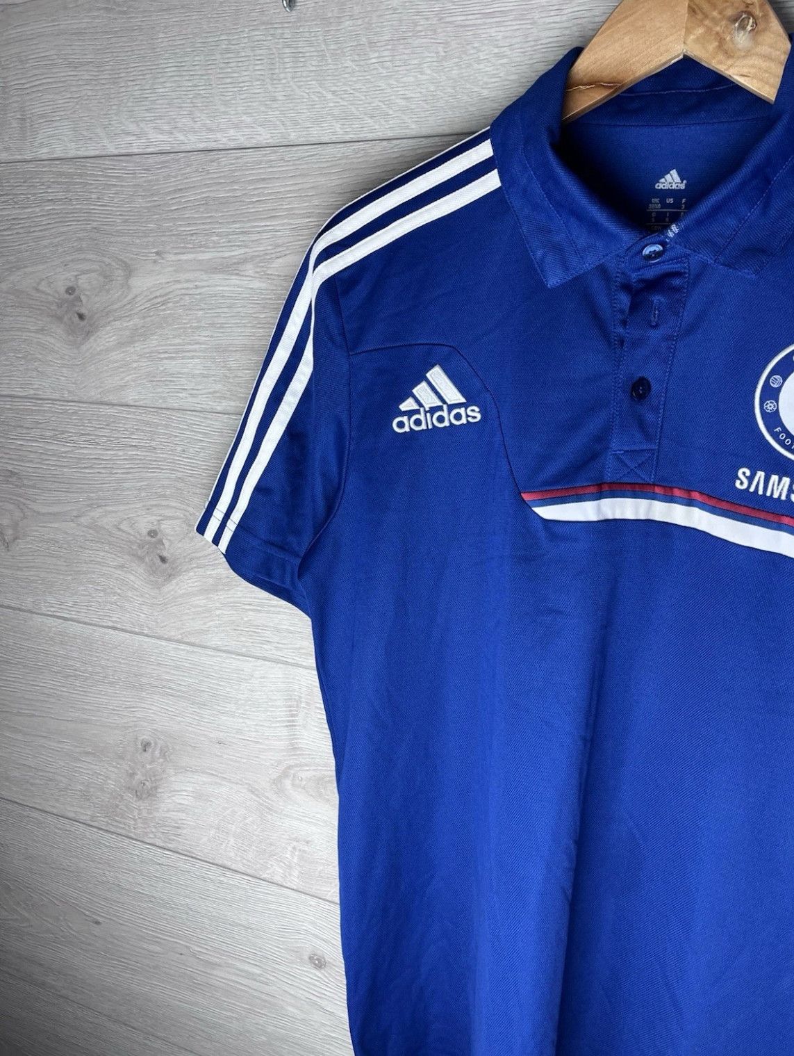 Adidas MENS POLO SOCCER JERSEY F.C CHELSEA SIZE L SAMSUNG Football Size US L / EU 52-54 / 3 - 3 Thumbnail