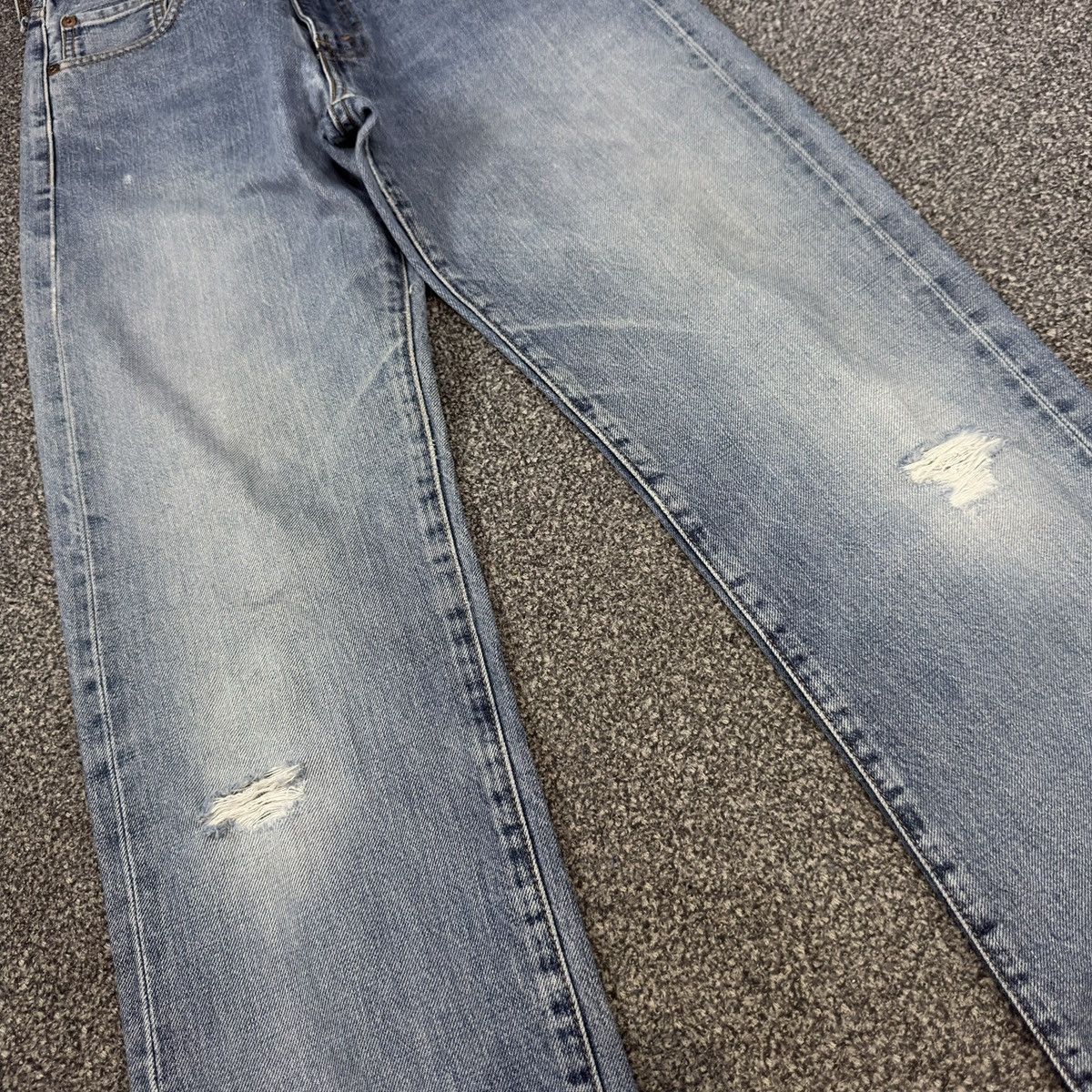 Levi's Vintage Clothing Vintage Big E Levis 502xx Selvedge 80s 90s Faded Aging Denim Size US 29 - 4 Thumbnail
