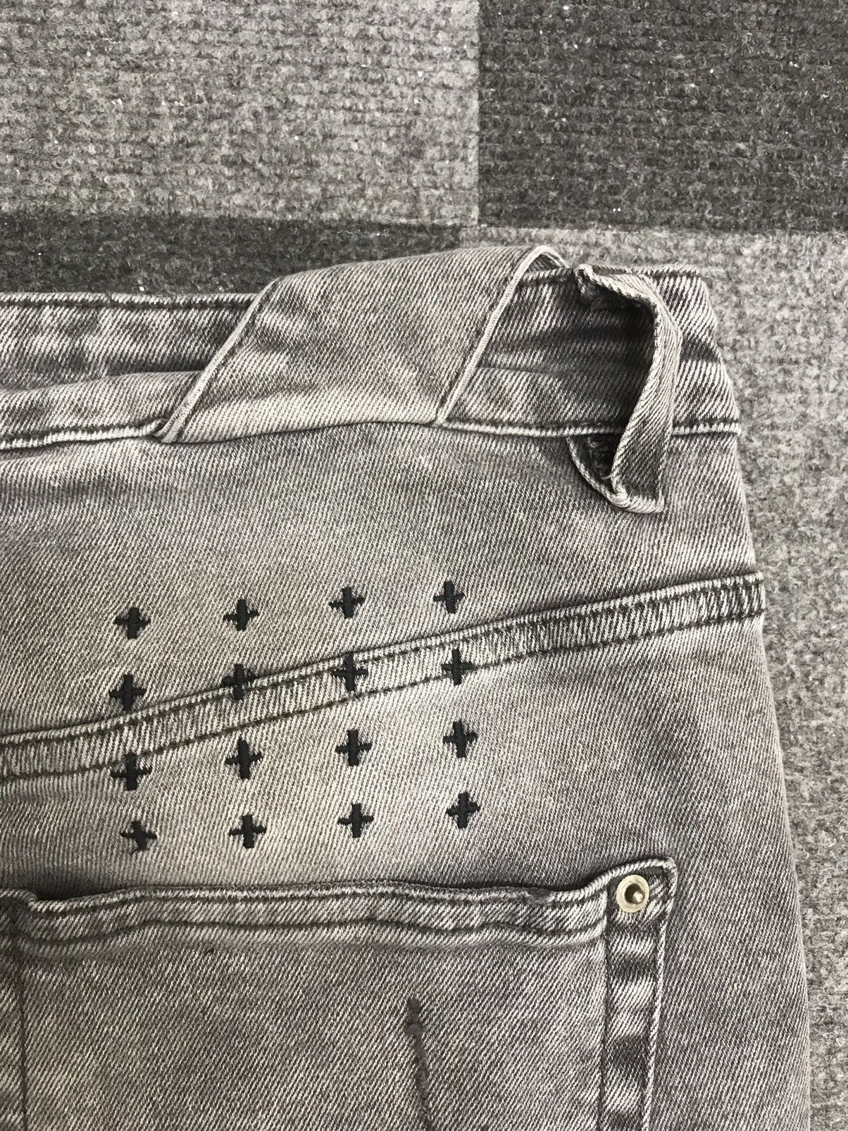 Ksubi 💥ARCHIVAL💥Very Rare ksubi Skinny Distressed Denim F285 Size US 33 - 18 Thumbnail
