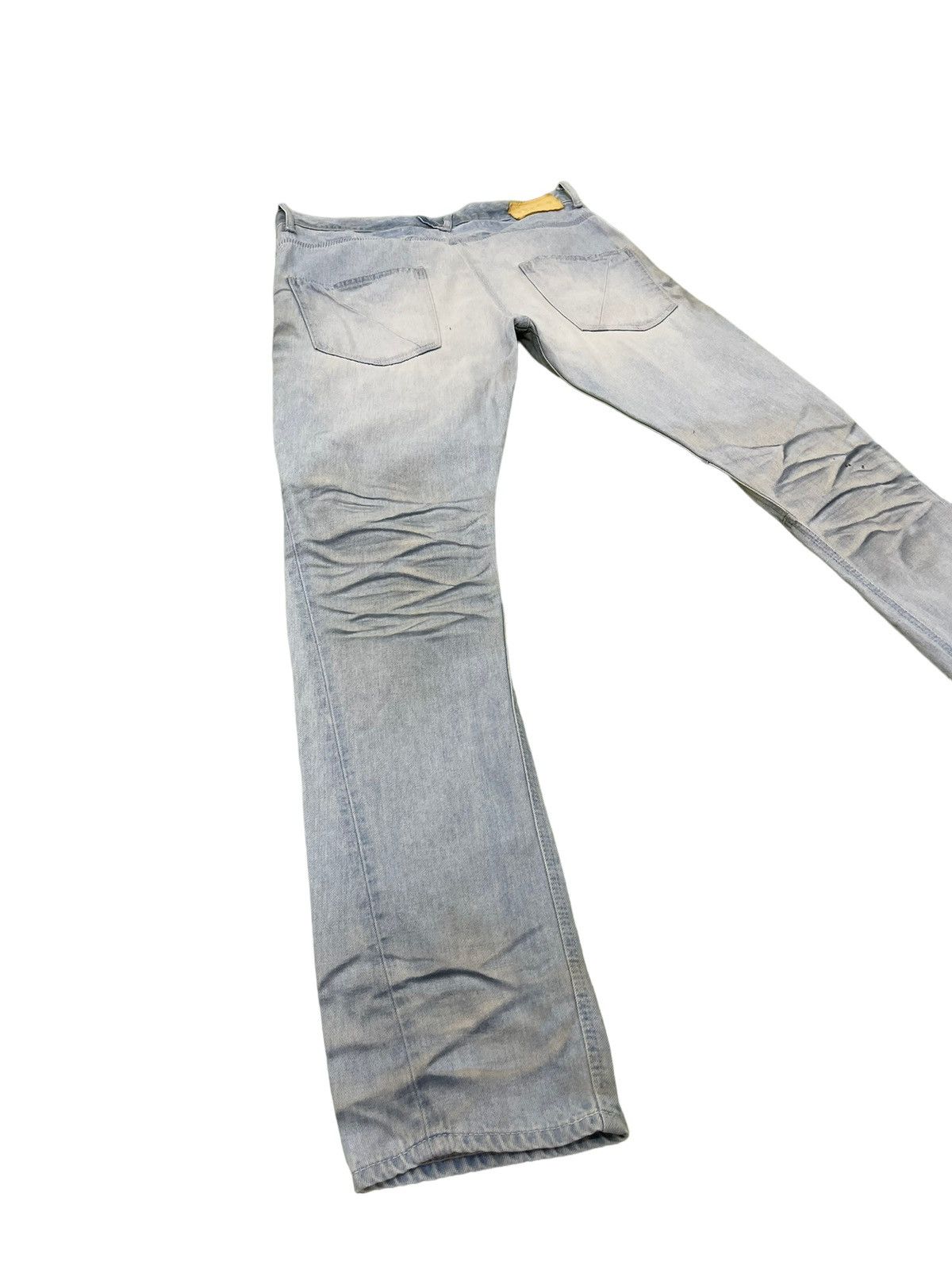 Japanese Brand Slim Jeans Vanquish Japan Distress Acid Wash 6🟦9 Size US 35 - 13 Thumbnail