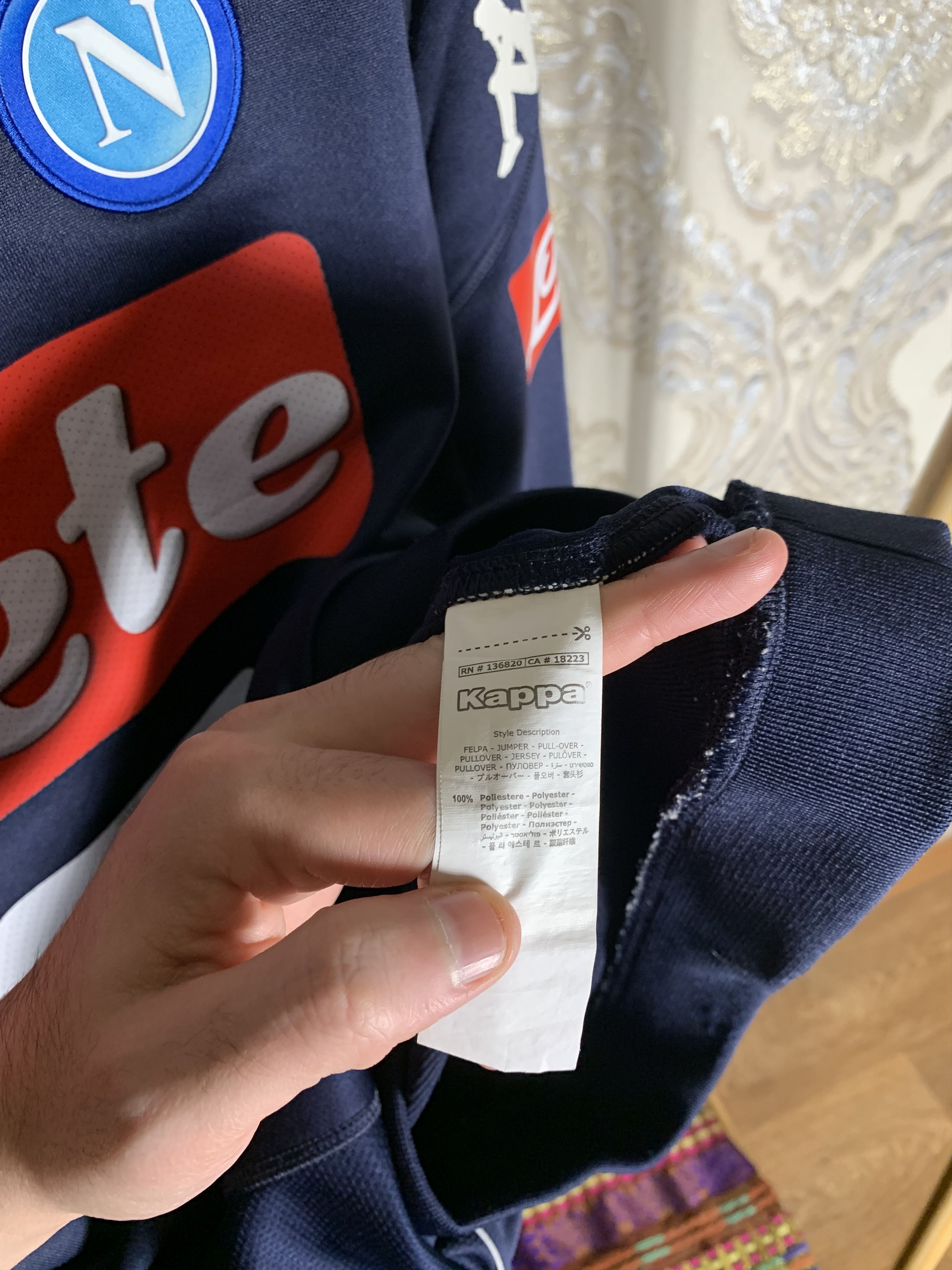 Kappa VINTAGE KAPPA FC NAPOLI ITALY SOCCER JERSEY RETRO Y2K 90s Size US S / EU 44-46 / 1 - 4 Thumbnail