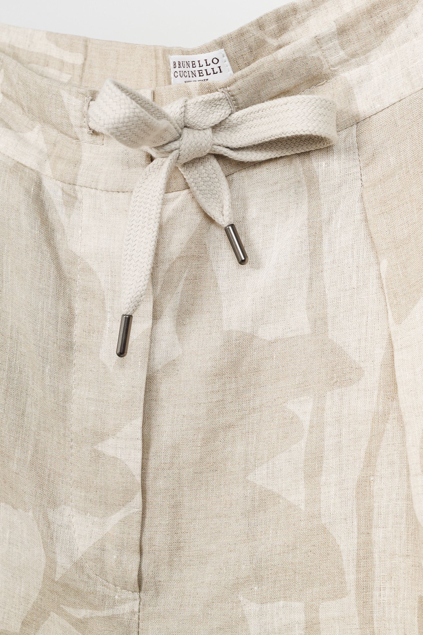Brunello Cucinelli Brunello Cucinelli SS24 Ramage Floral Linen Slouchy Trousers Size 28" / US 6 / IT 42 - 7 Thumbnail