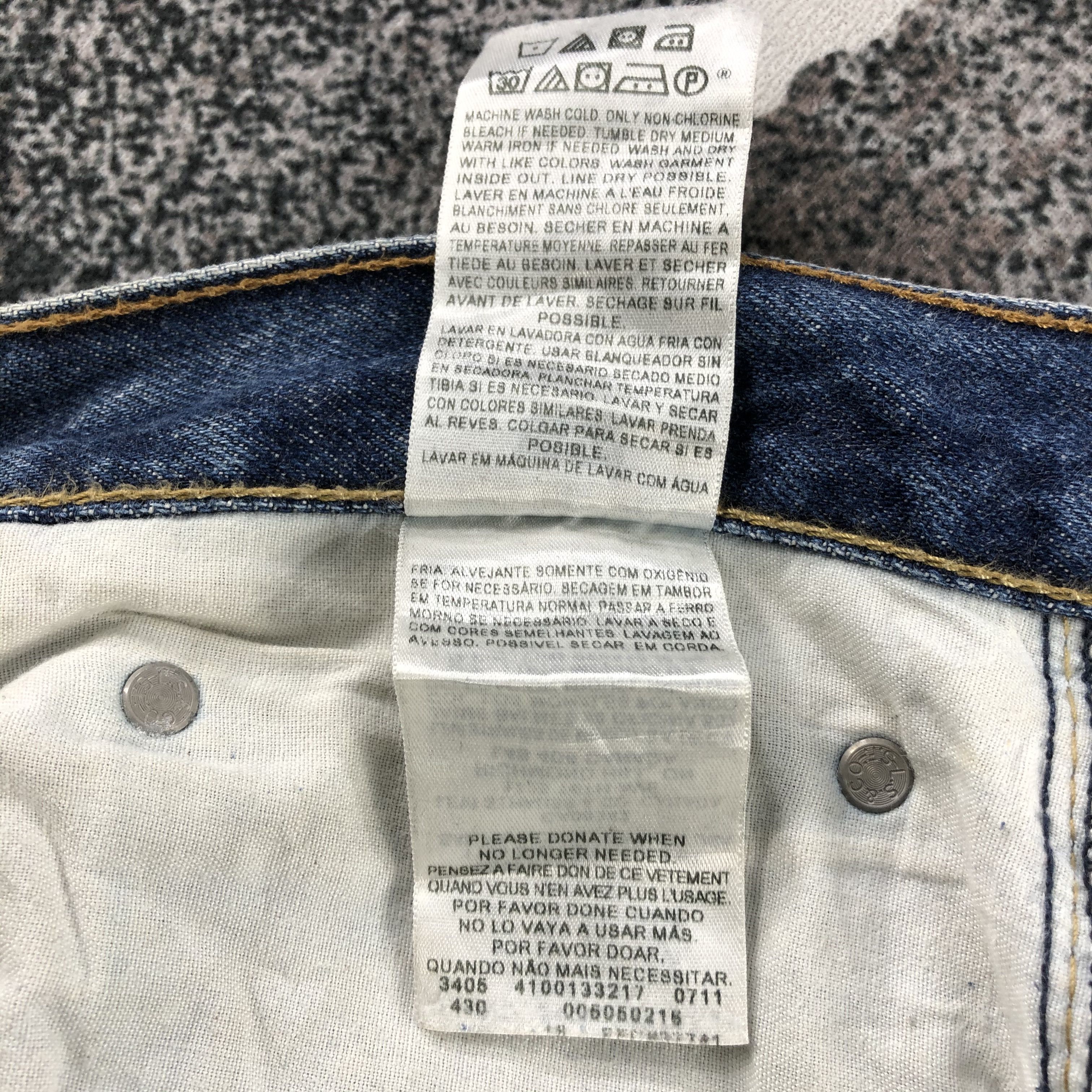 Levi's Vintage Levis 505 Jeans Rusty Wash Denim KJ1096 Size US 34 / EU 50 - 13 Thumbnail