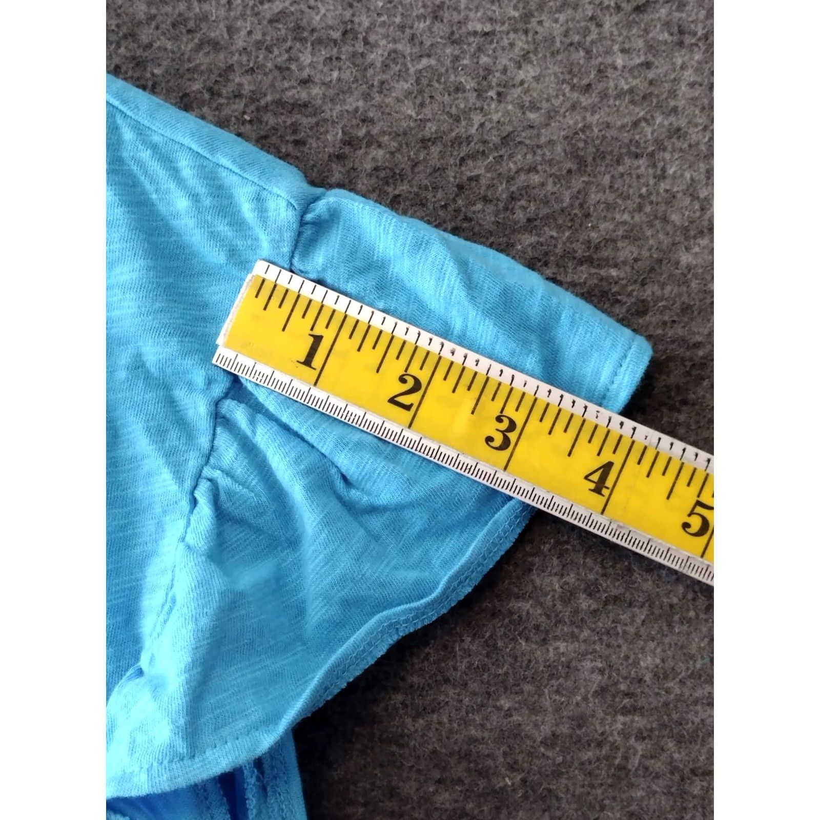 Vintage Cat & Jack Girls Dress L Turquoise Fit & Flare Mini Cap Sleeve Casual, Travel Size L / US 10 / IT 46 - 5 Thumbnail