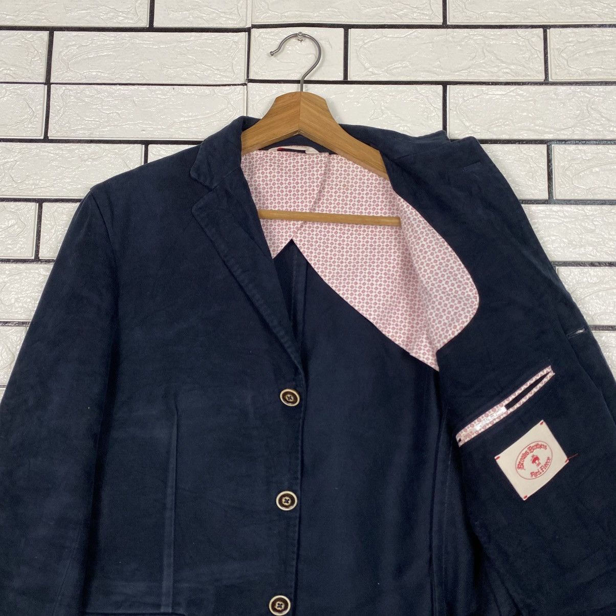 Vintage 📌Brooks Brothers 1818 Red Fleece Chore Jacket Size US M / EU 48-50 / 2 - 13 Thumbnail