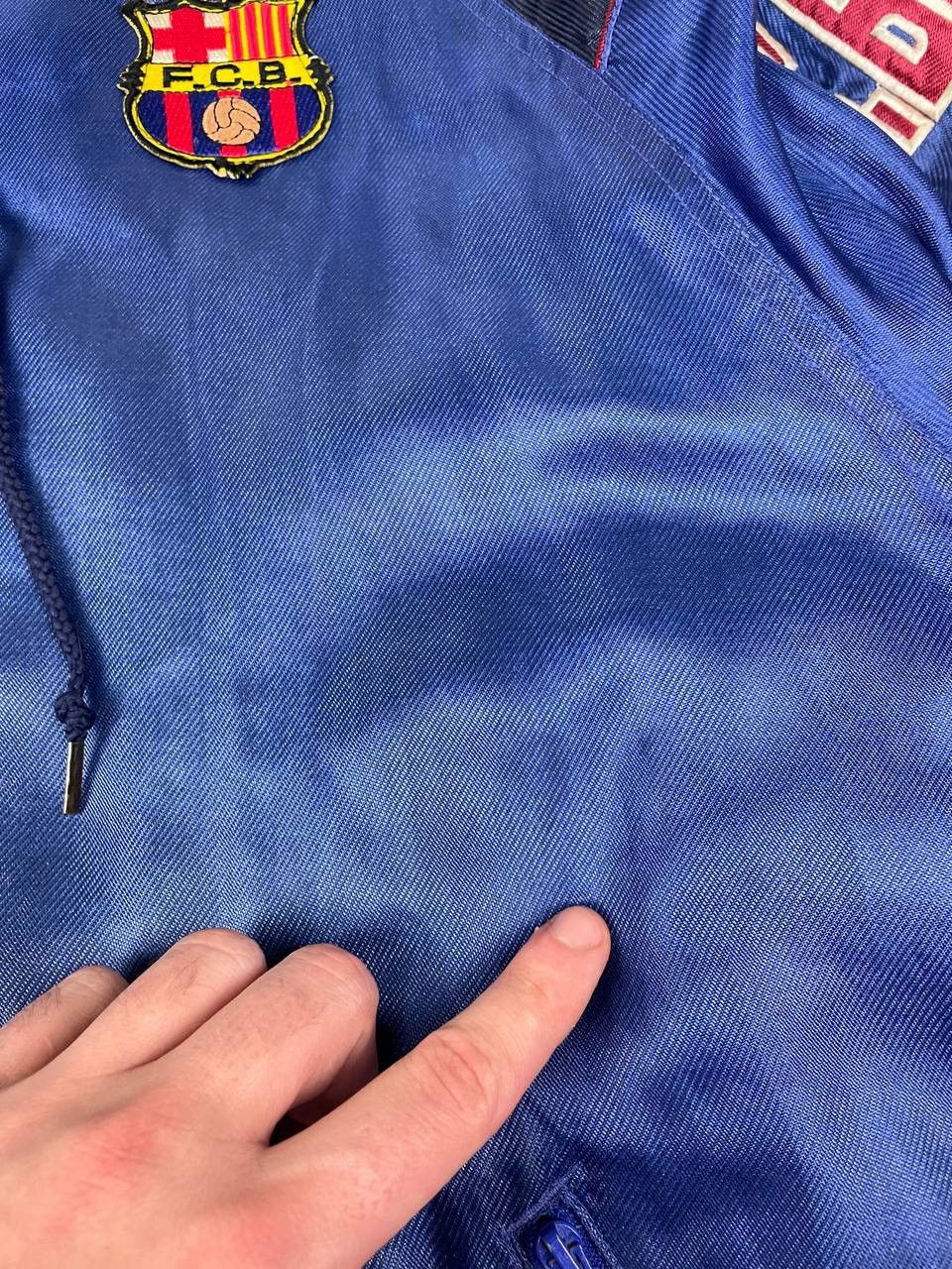 Kappa Vintage Kappa Barcelona 1996-97 Football Track Jacket Size US XL / EU 56 / 4 - 11 Thumbnail