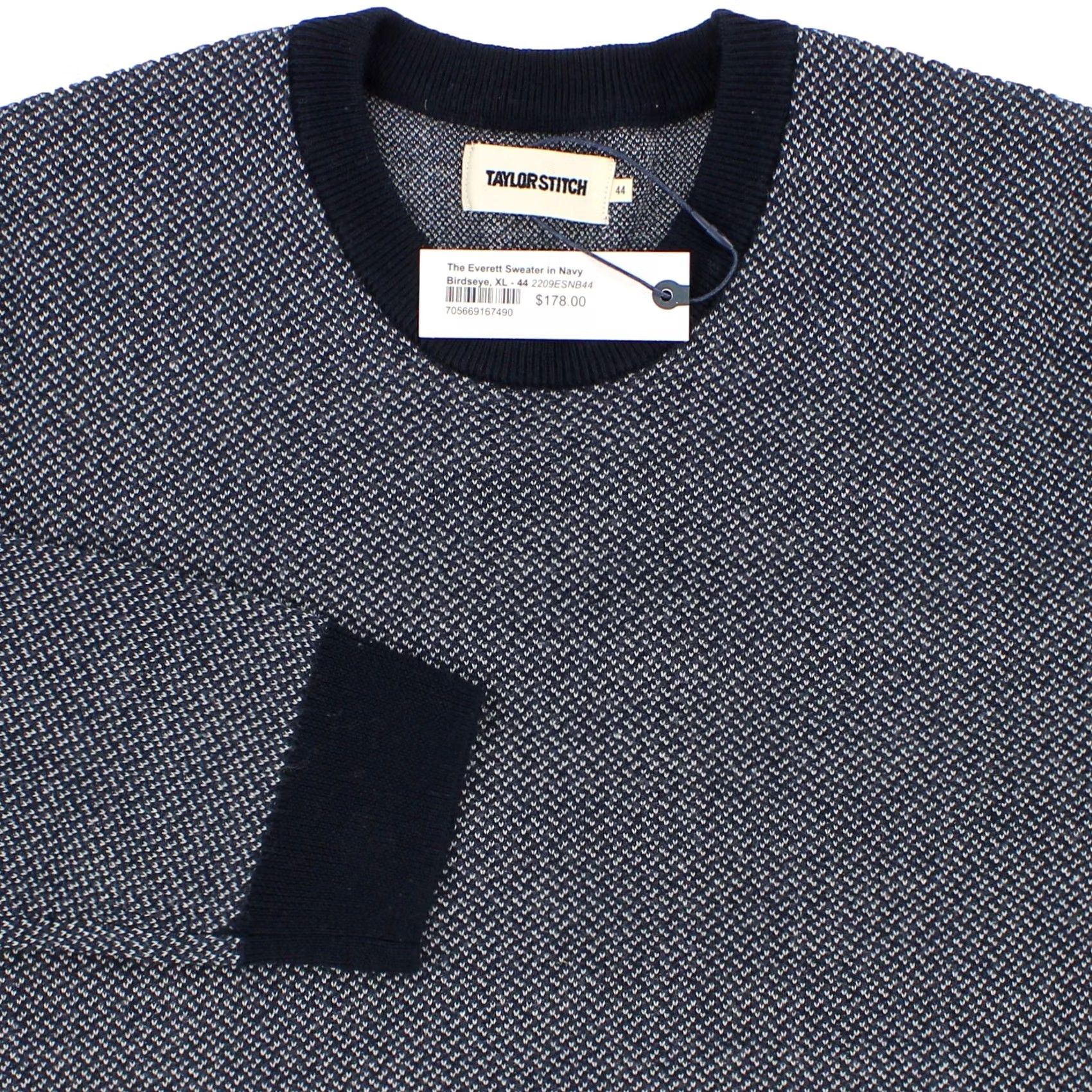Taylor Stitch Taylor Stitch Everett Sweater Men XL Navy Merino Wool Crew Knit Pullover Casual Fall Winter 100% Merino Wool Size US XL / EU 56 / 4 - 2 Thumbnail